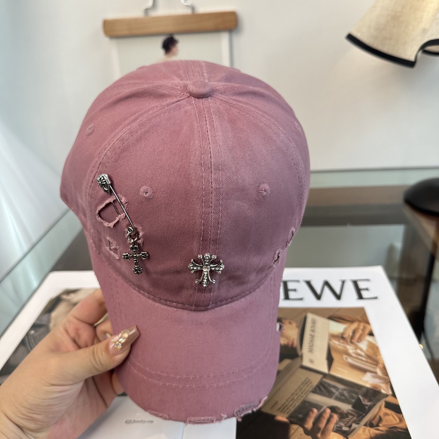 Chrome hearts 克罗心 新款十字架 高品质棒球帽，高端定制版！网红时尚博主同款！墙裂推荐！质