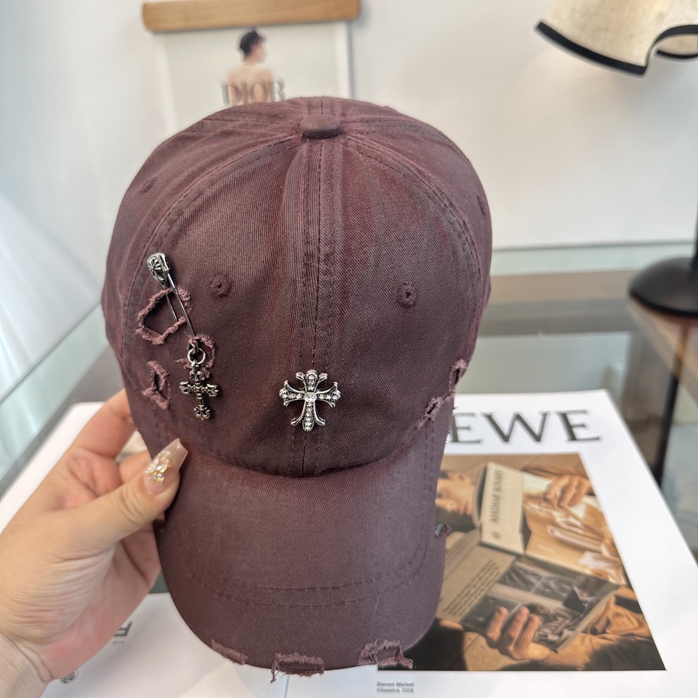 Chrome hearts 克罗心 新款十字架 高品质棒球帽，高端定制版！网红时尚博主同款！墙裂推荐！质