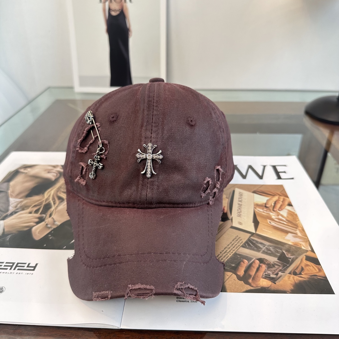 Chrome hearts 克罗心 新款十字架 高品质棒球帽，高端定制版！网红时尚博主同款！墙裂推荐！质