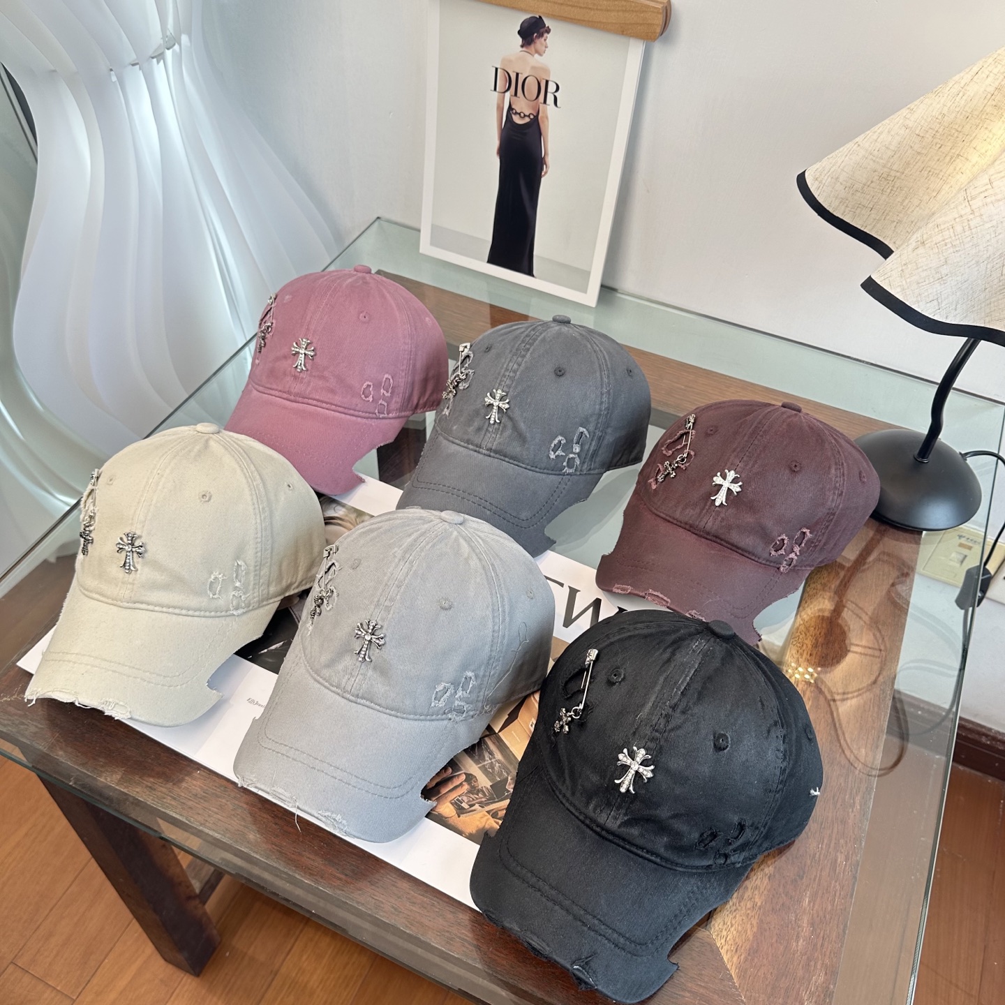 Chrome hearts 克罗心 新款十字架 高品质棒球帽，高端定制版！网红时尚博主同款！墙裂推荐！质