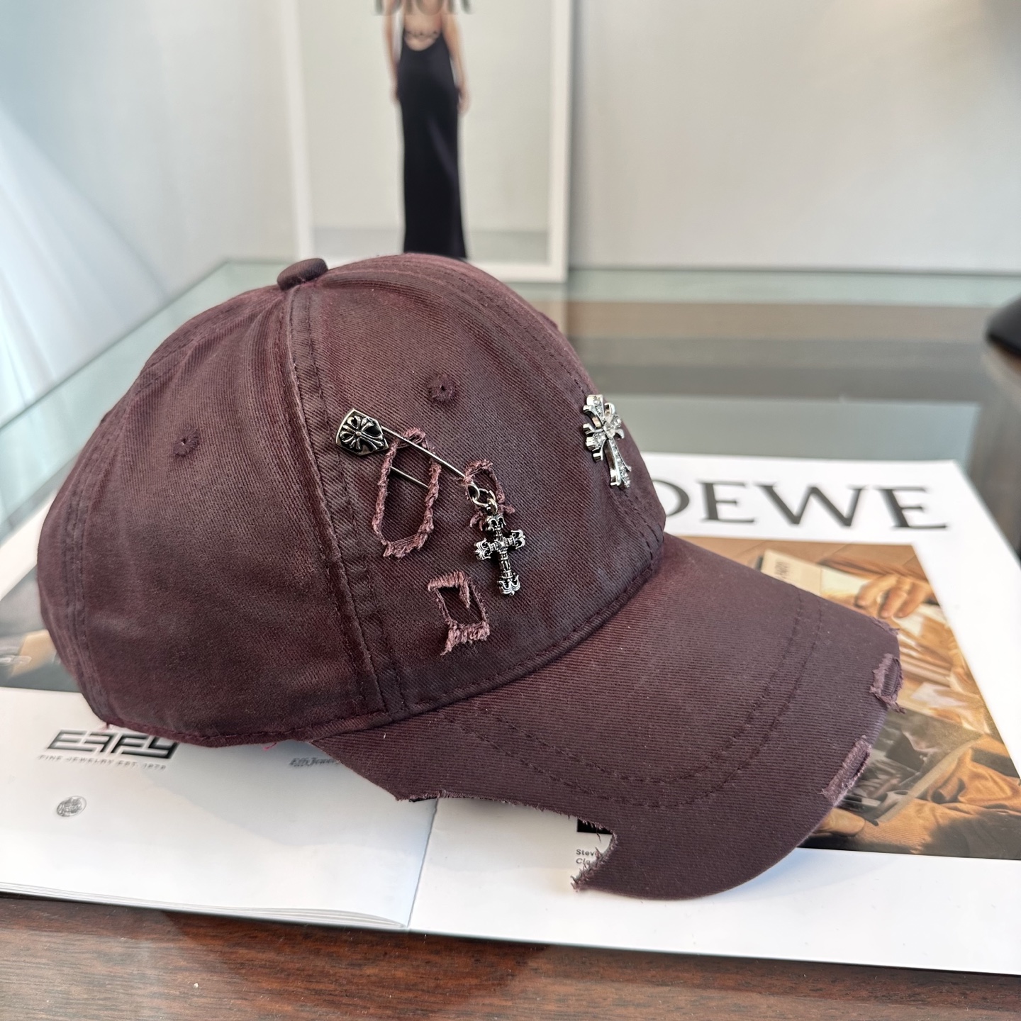 Chrome hearts 克罗心 新款十字架 高品质棒球帽，高端定制版！网红时尚博主同款！墙裂推荐！质