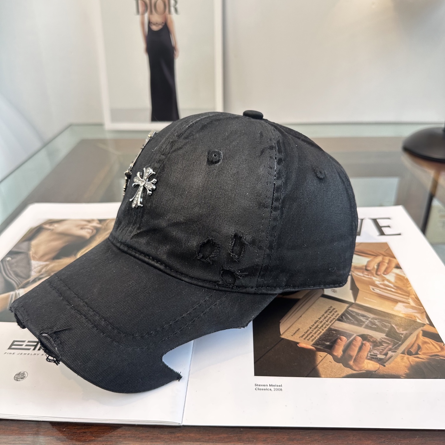 Chrome hearts 克罗心 新款十字架 高品质棒球帽，高端定制版！网红时尚博主同款！墙裂推荐！质