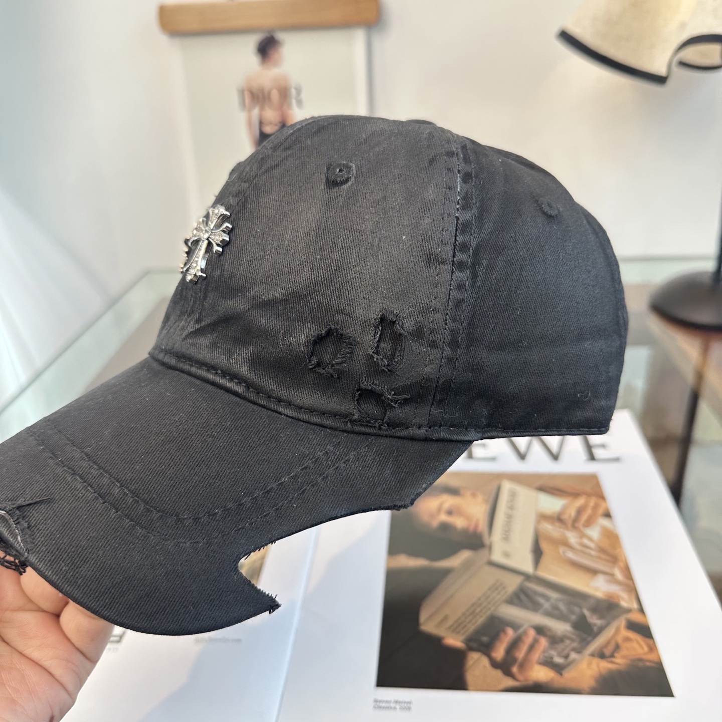 Chrome hearts 克罗心 新款十字架 高品质棒球帽，高端定制版！网红时尚博主同款！墙裂推荐！质