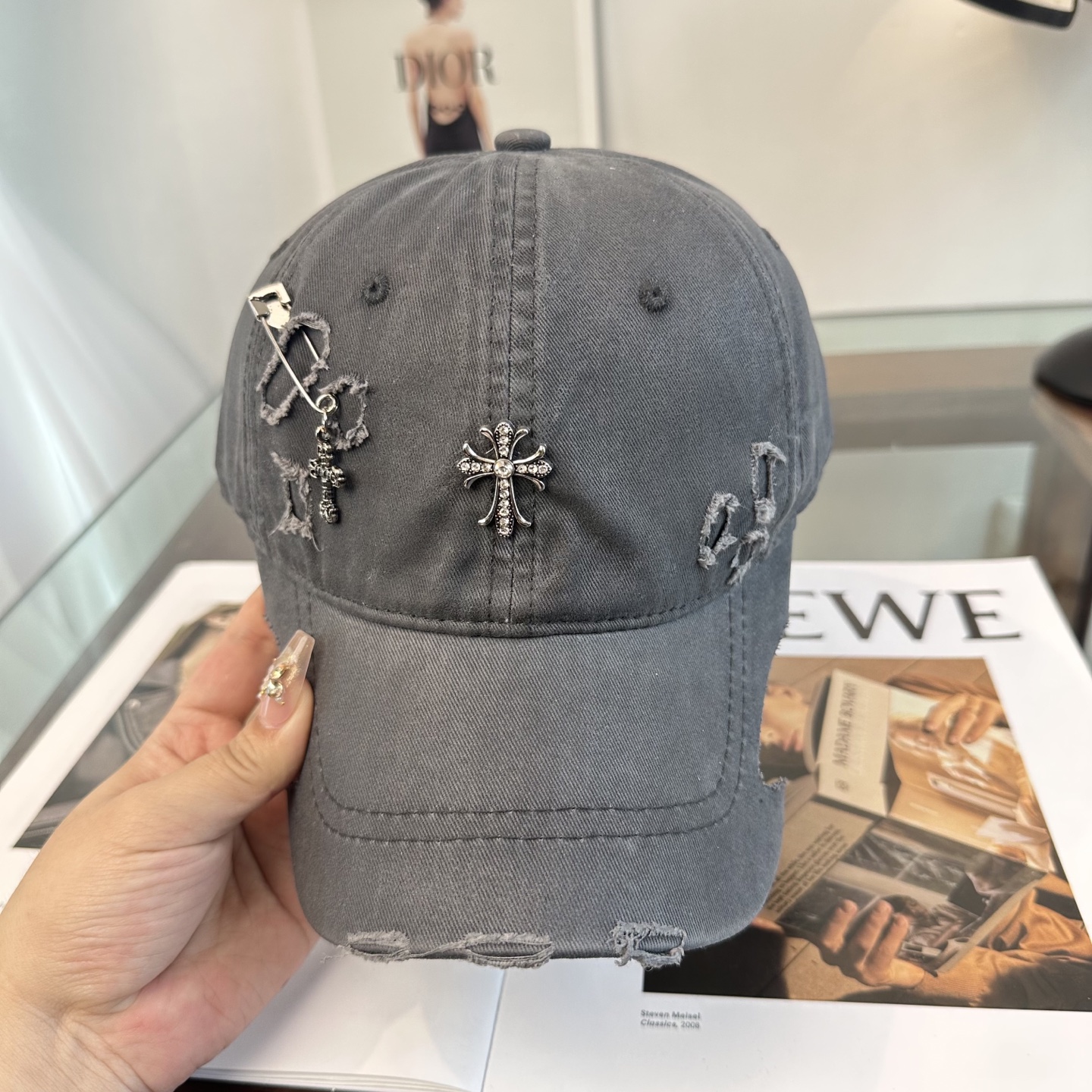 Chrome hearts 克罗心 新款十字架 高品质棒球帽，高端定制版！网红时尚博主同款！墙裂推荐！质
