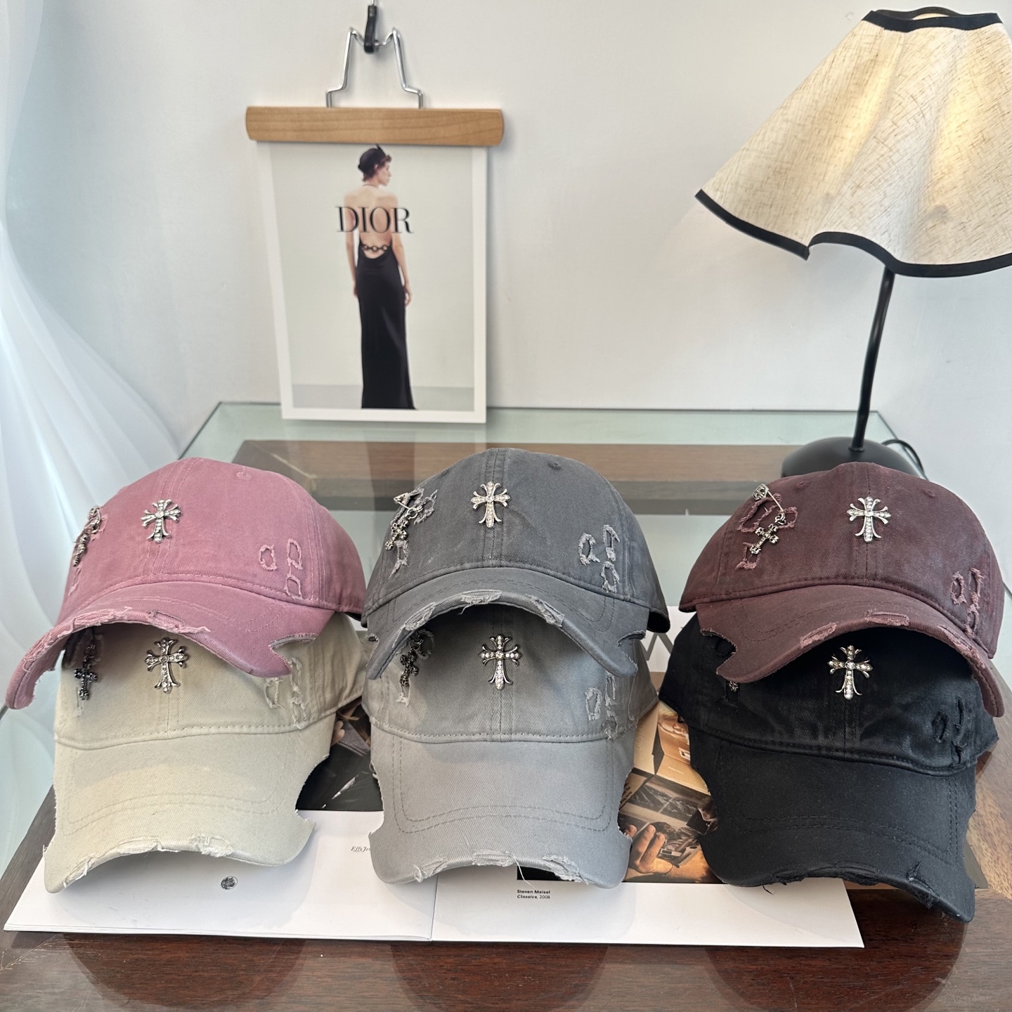 Chrome hearts 克罗心 新款十字架 高品质棒球帽，高端定制版！网红时尚博主同款！墙裂推荐！质