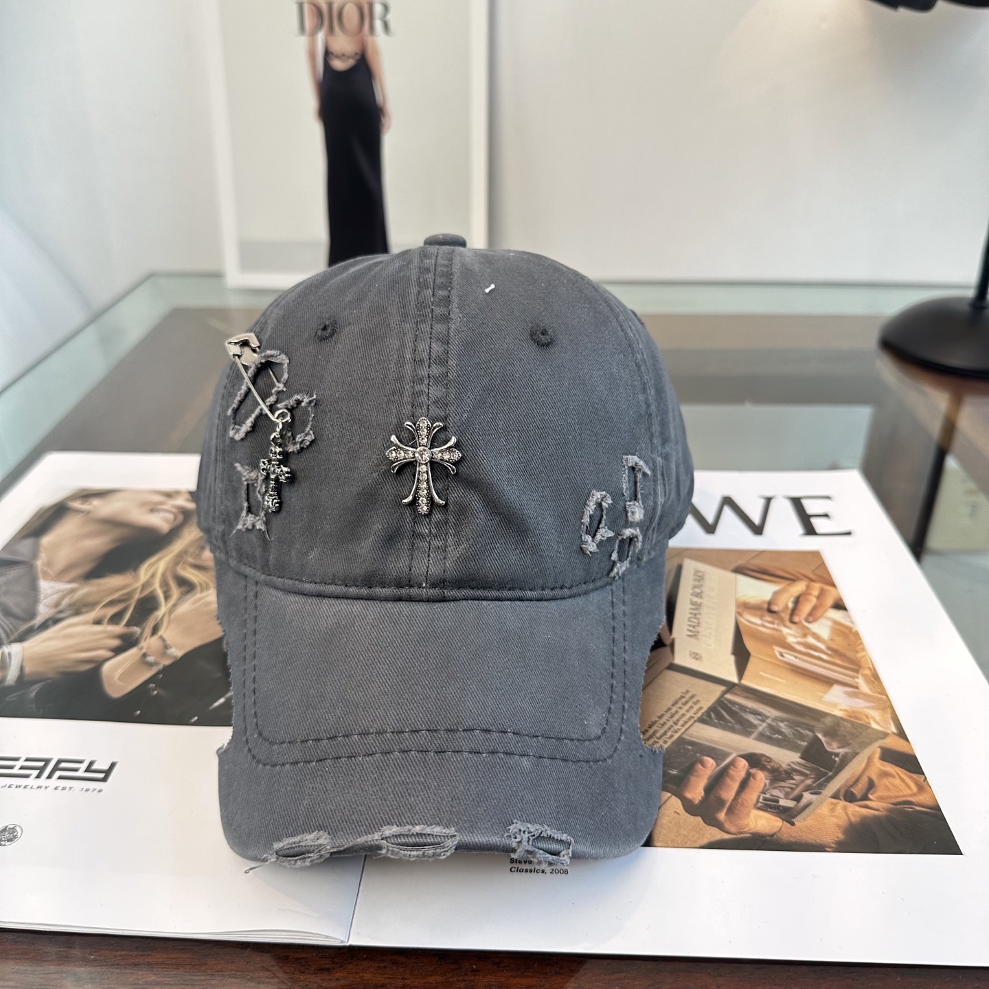 Chrome hearts 克罗心 新款十字架 高品质棒球帽，高端定制版！网红时尚博主同款！墙裂推荐！质
