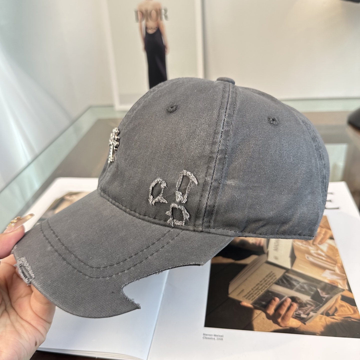 Chrome hearts 克罗心 新款十字架 高品质棒球帽，高端定制版！网红时尚博主同款！墙裂推荐！质