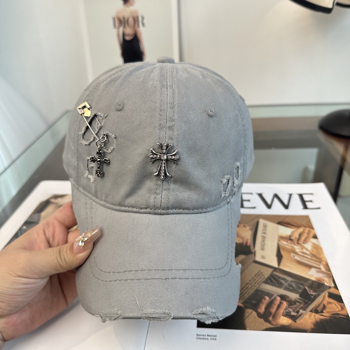 Chrome hearts 克罗心 新款十字架 高品质棒球帽，高端定制版！网红时尚博主同款！墙裂推荐！质