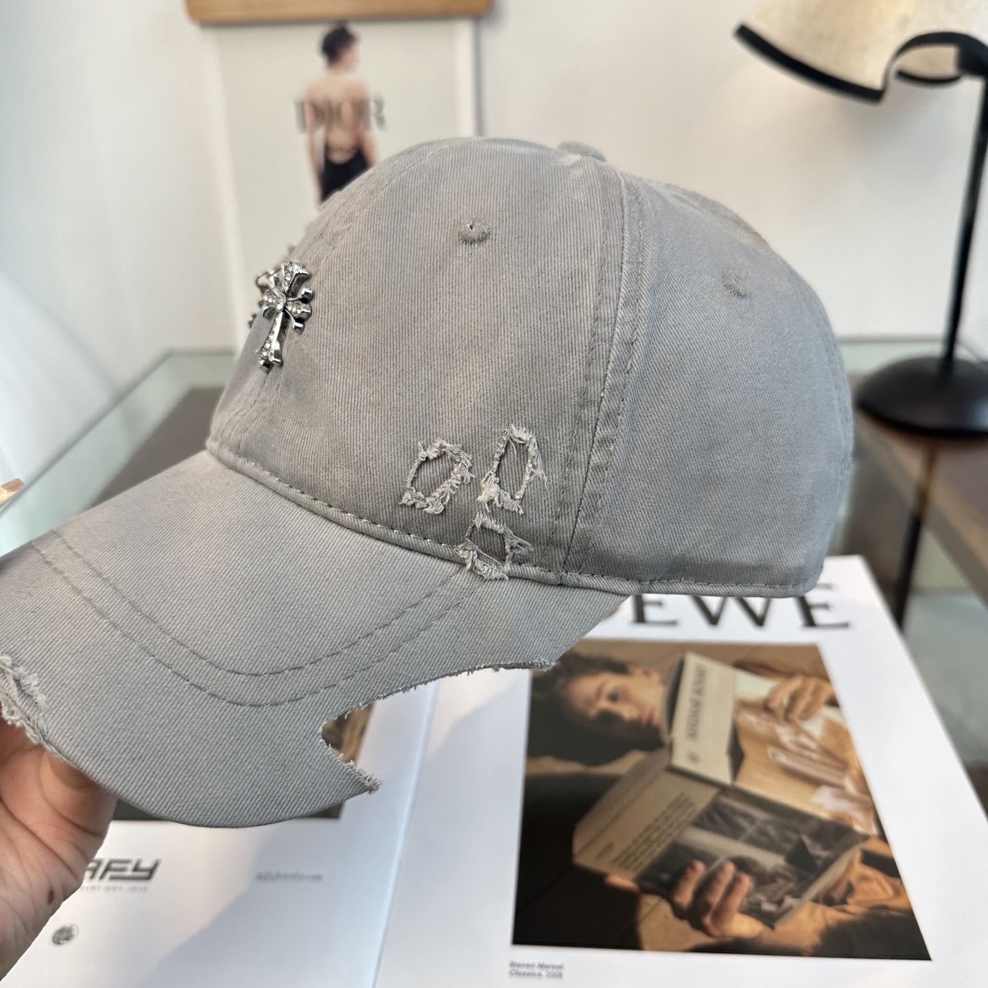 Chrome hearts 克罗心 新款十字架 高品质棒球帽，高端定制版！网红时尚博主同款！墙裂推荐！质