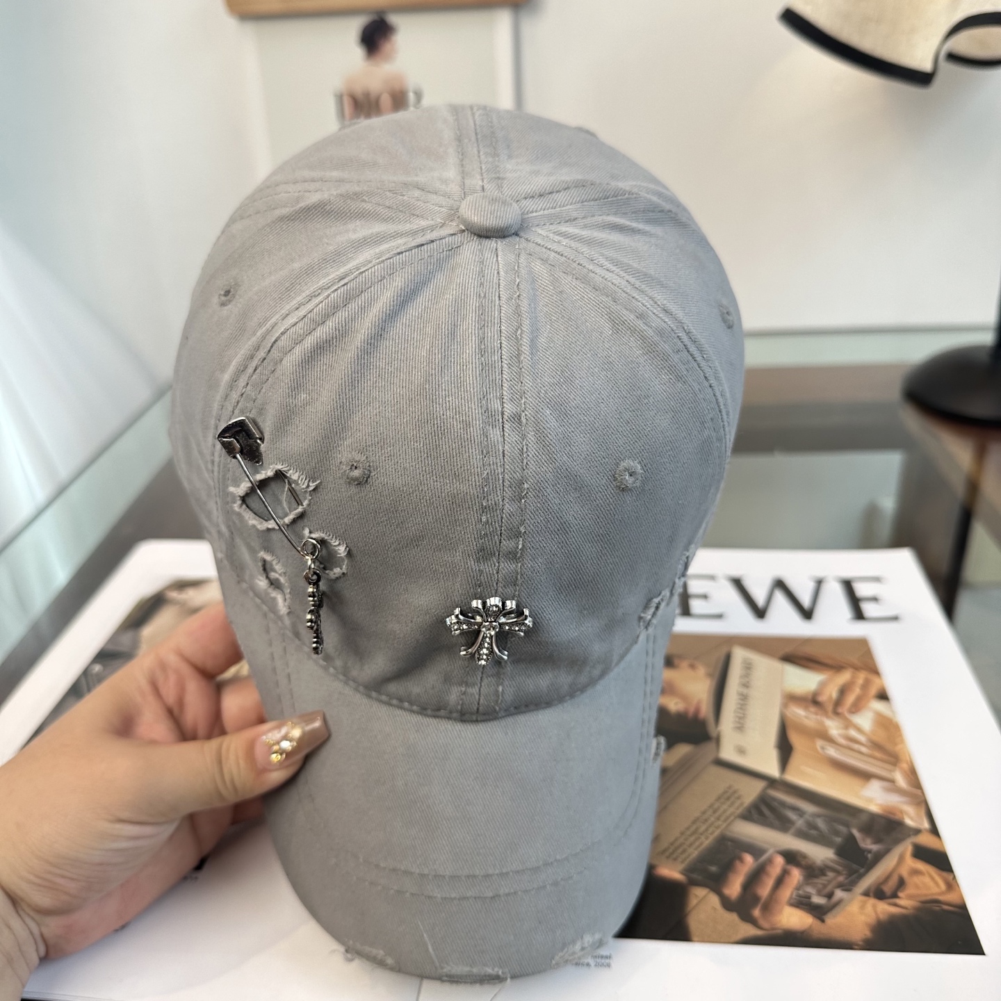 Chrome hearts 克罗心 新款十字架 高品质棒球帽，高端定制版！网红时尚博主同款！墙裂推荐！质