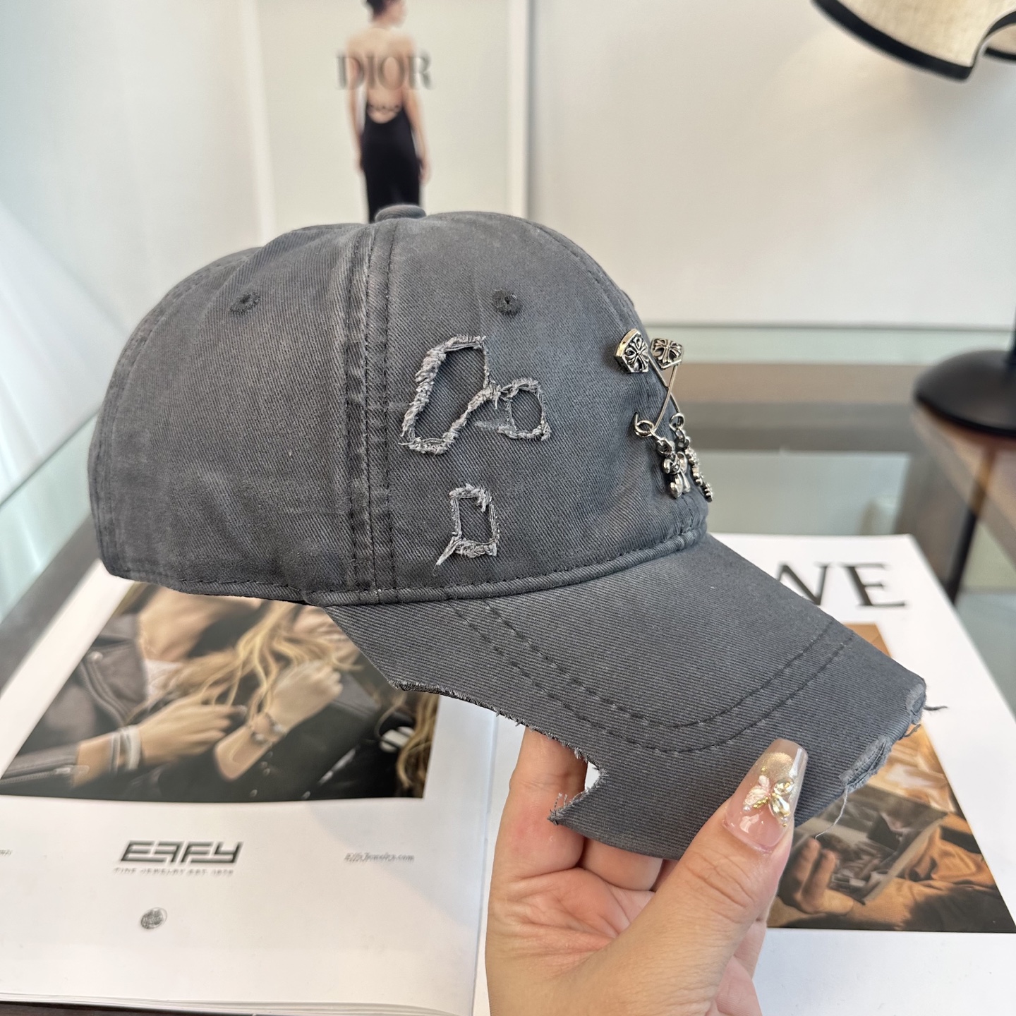 Chrome hearts 克罗心 新款十字架 高品质棒球帽，高端定制版！网红时尚博主同款！墙裂推荐！质