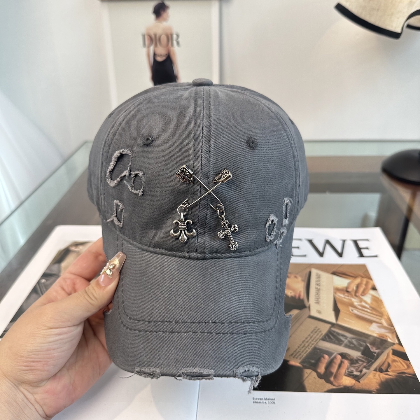 Chrome hearts 克罗心 新款十字架 高品质棒球帽，高端定制版！网红时尚博主同款！墙裂推荐！质