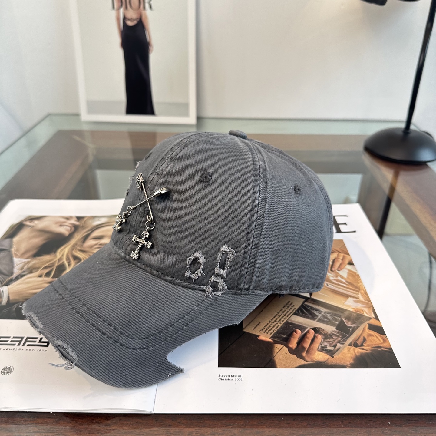 Chrome hearts 克罗心 新款十字架 高品质棒球帽，高端定制版！网红时尚博主同款！墙裂推荐！质