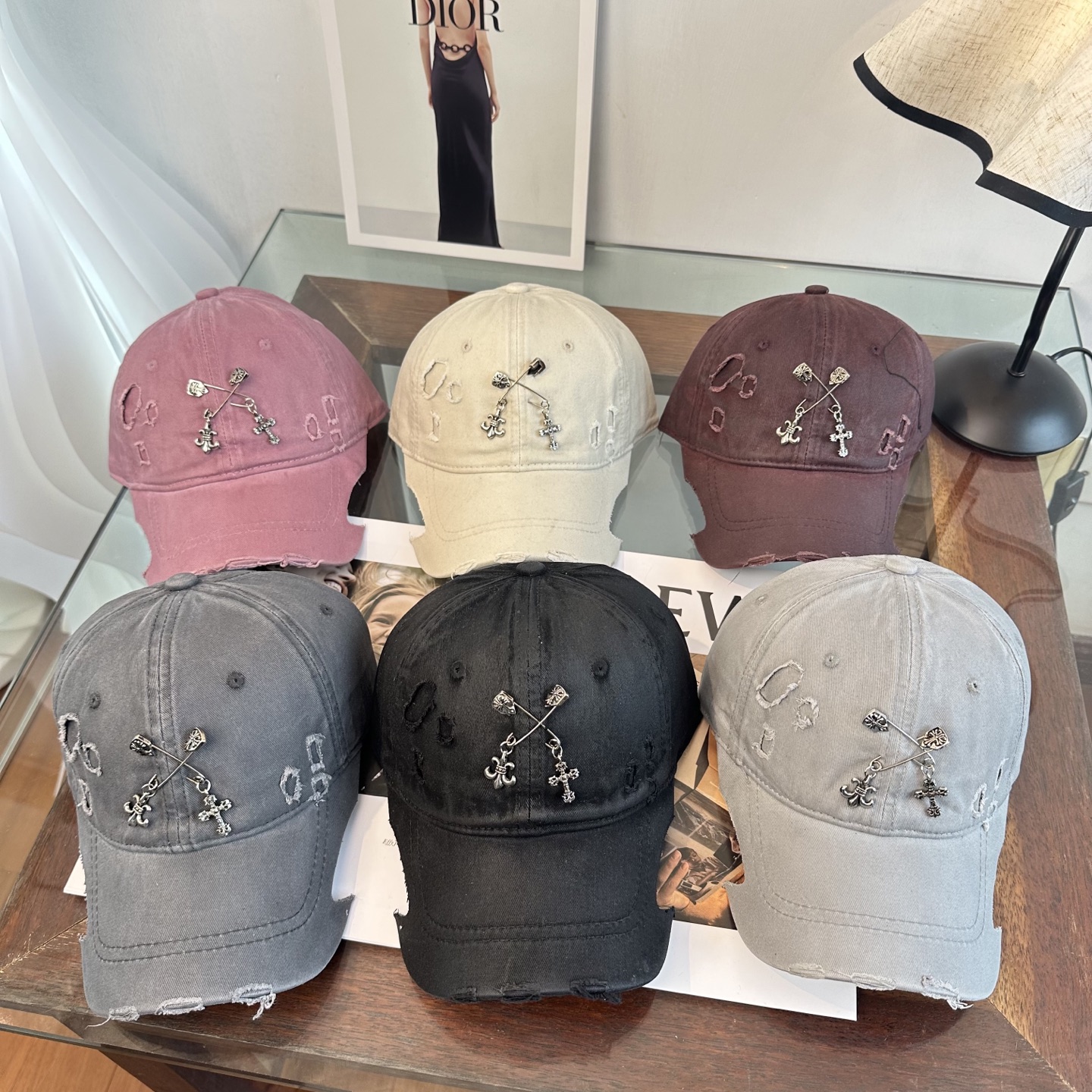 Chrome hearts 克罗心 新款十字架 高品质棒球帽，高端定制版！网红时尚博主同款！墙裂推荐！质
