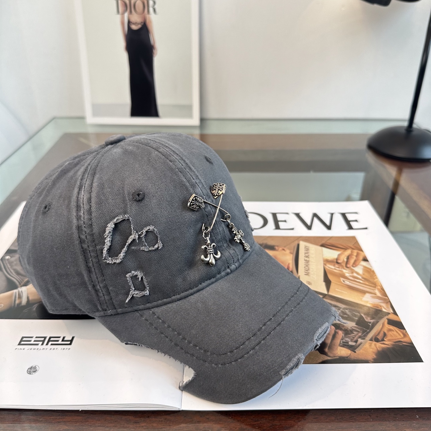 Chrome hearts 克罗心 新款十字架 高品质棒球帽，高端定制版！网红时尚博主同款！墙裂推荐！质