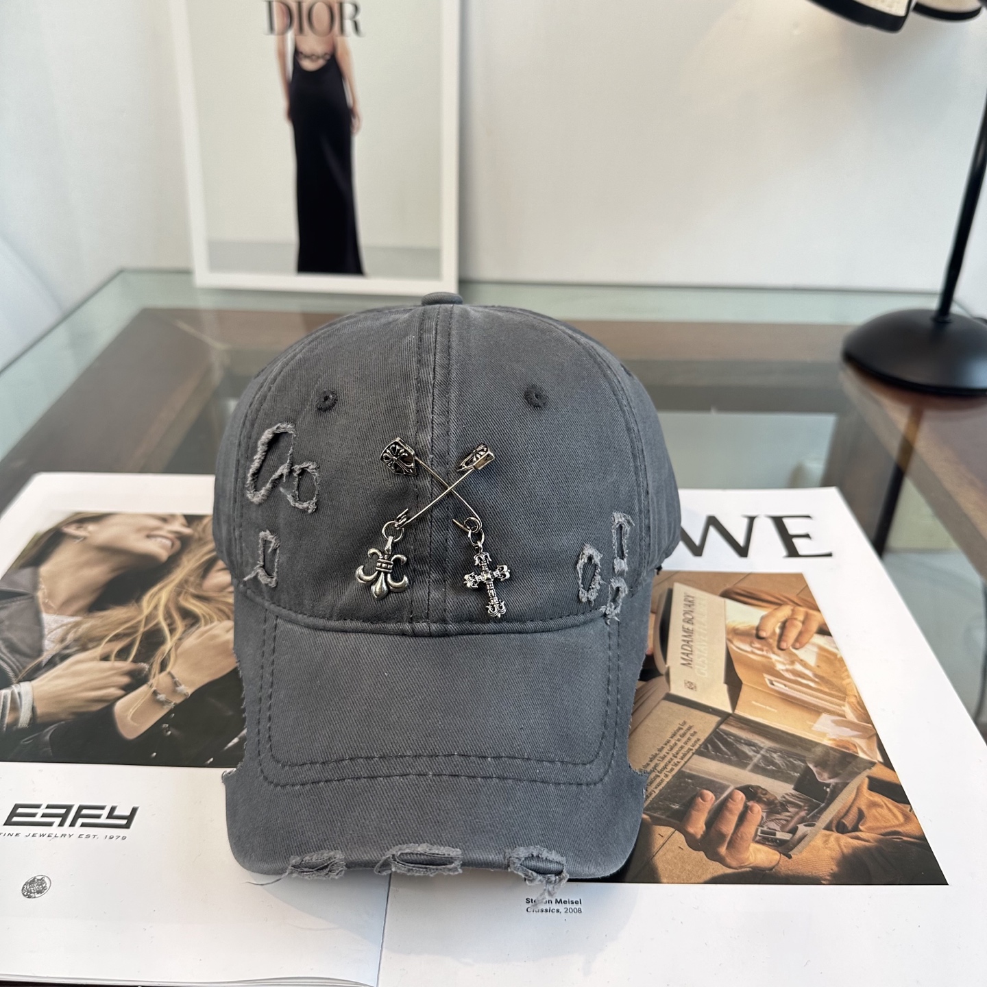 Chrome hearts 克罗心 新款十字架 高品质棒球帽，高端定制版！网红时尚博主同款！墙裂推荐！质