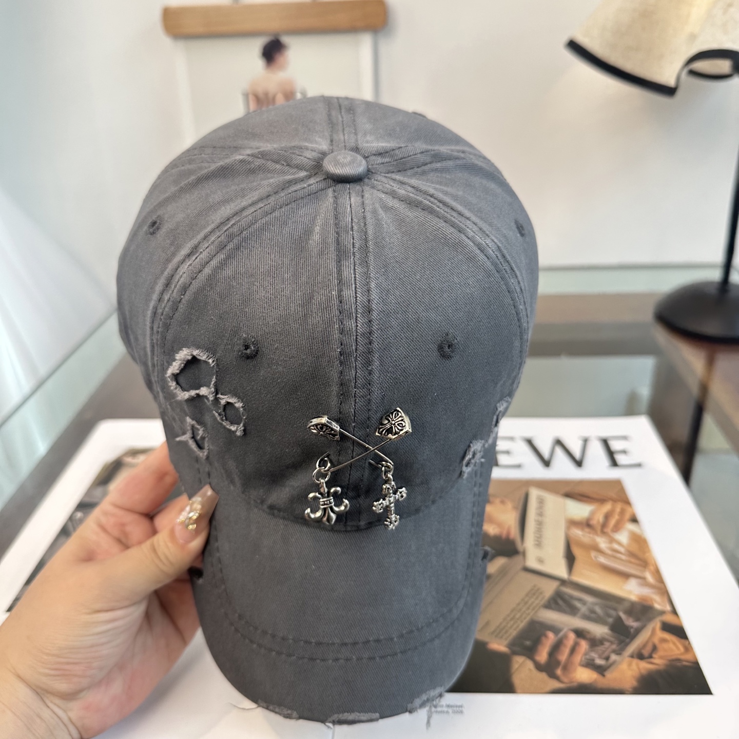Chrome hearts 克罗心 新款十字架 高品质棒球帽，高端定制版！网红时尚博主同款！墙裂推荐！质