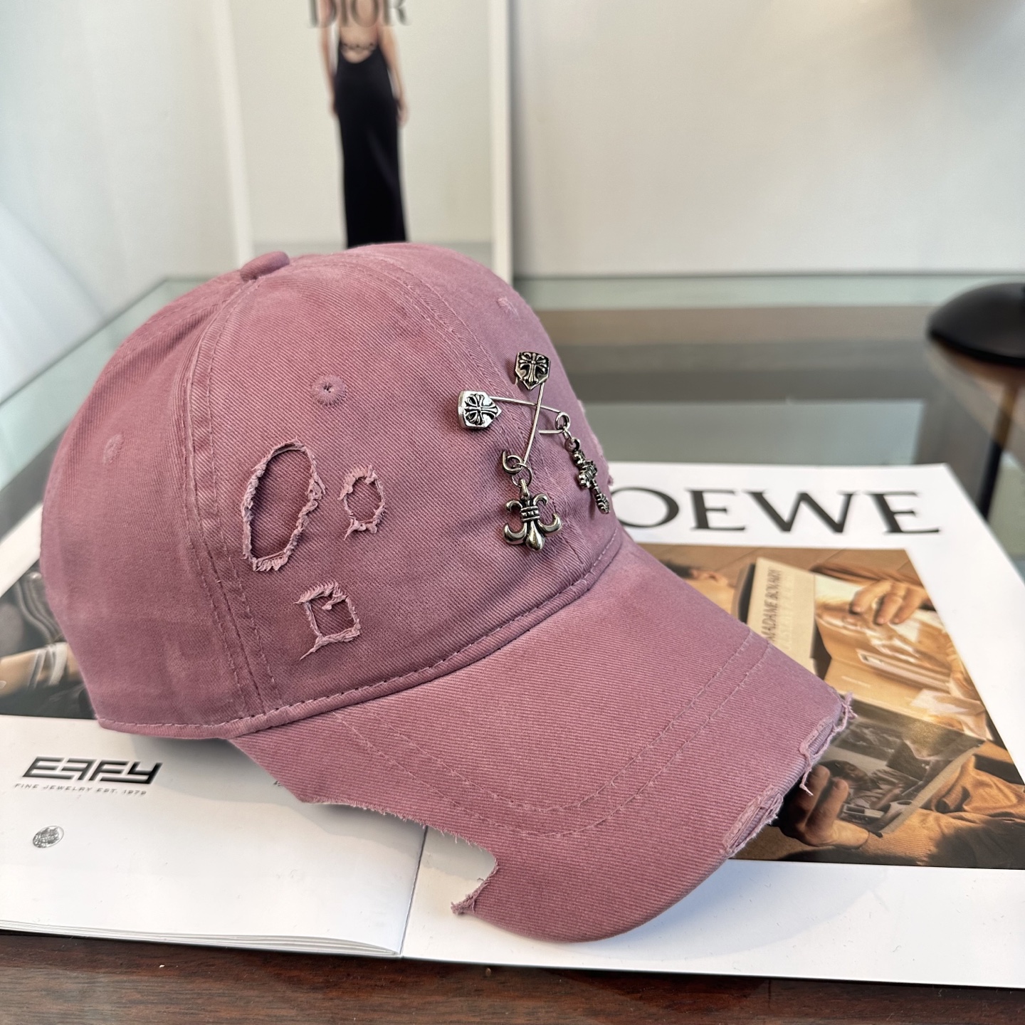 Chrome hearts 克罗心 新款十字架 高品质棒球帽，高端定制版！网红时尚博主同款！墙裂推荐！质
