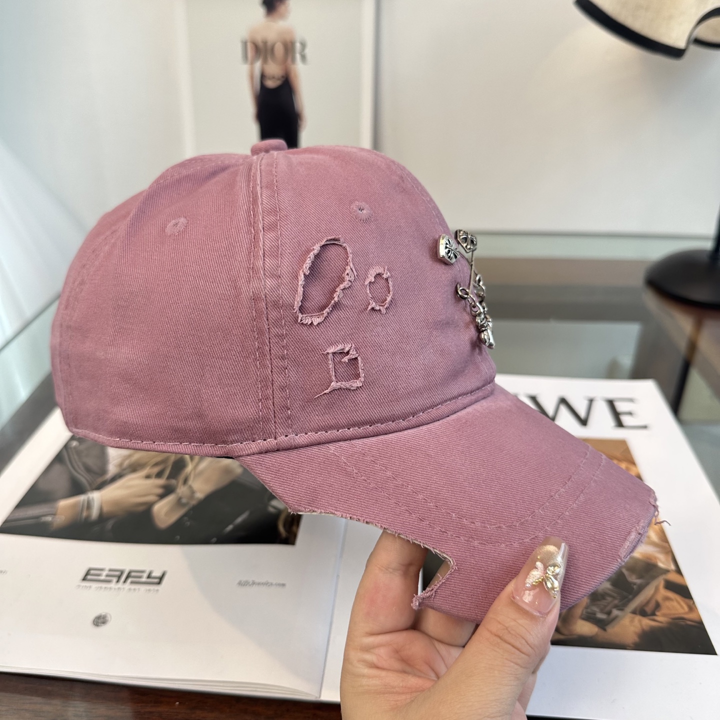 Chrome hearts 克罗心 新款十字架 高品质棒球帽，高端定制版！网红时尚博主同款！墙裂推荐！质