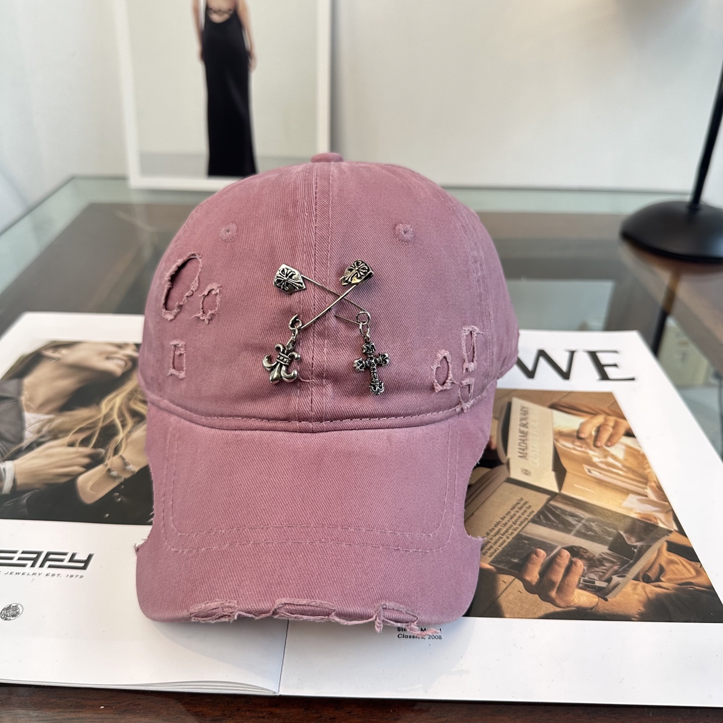 Chrome hearts 克罗心 新款十字架 高品质棒球帽，高端定制版！网红时尚博主同款！墙裂推荐！质