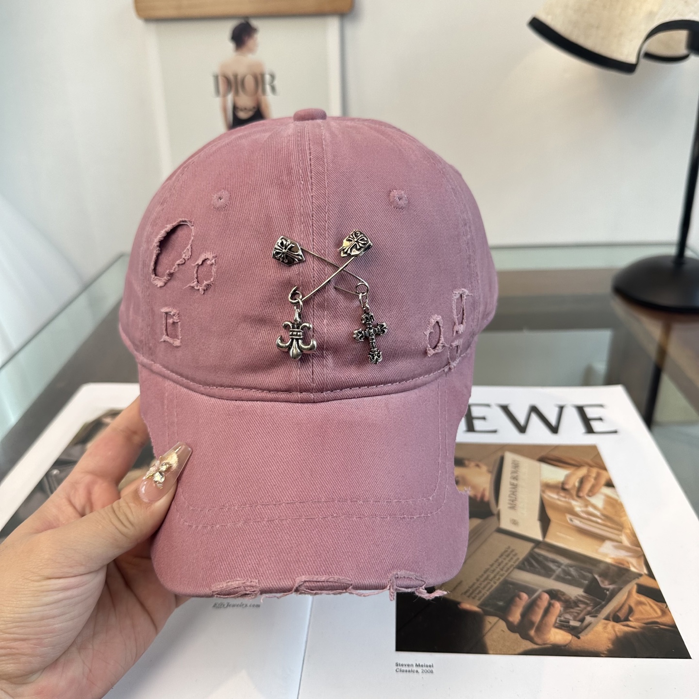 Chrome hearts 克罗心 新款十字架 高品质棒球帽，高端定制版！网红时尚博主同款！墙裂推荐！质
