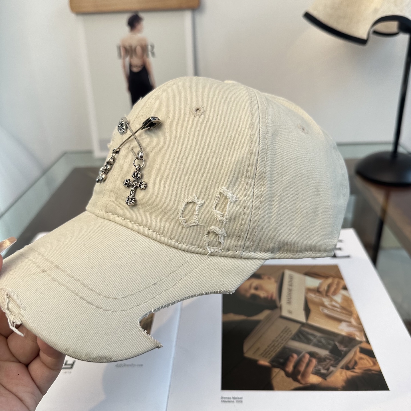 Chrome hearts 克罗心 新款十字架 高品质棒球帽，高端定制版！网红时尚博主同款！墙裂推荐！质
