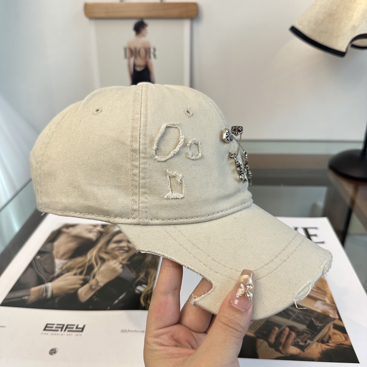 Chrome hearts 克罗心 新款十字架 高品质棒球帽，高端定制版！网红时尚博主同款！墙裂推荐！质