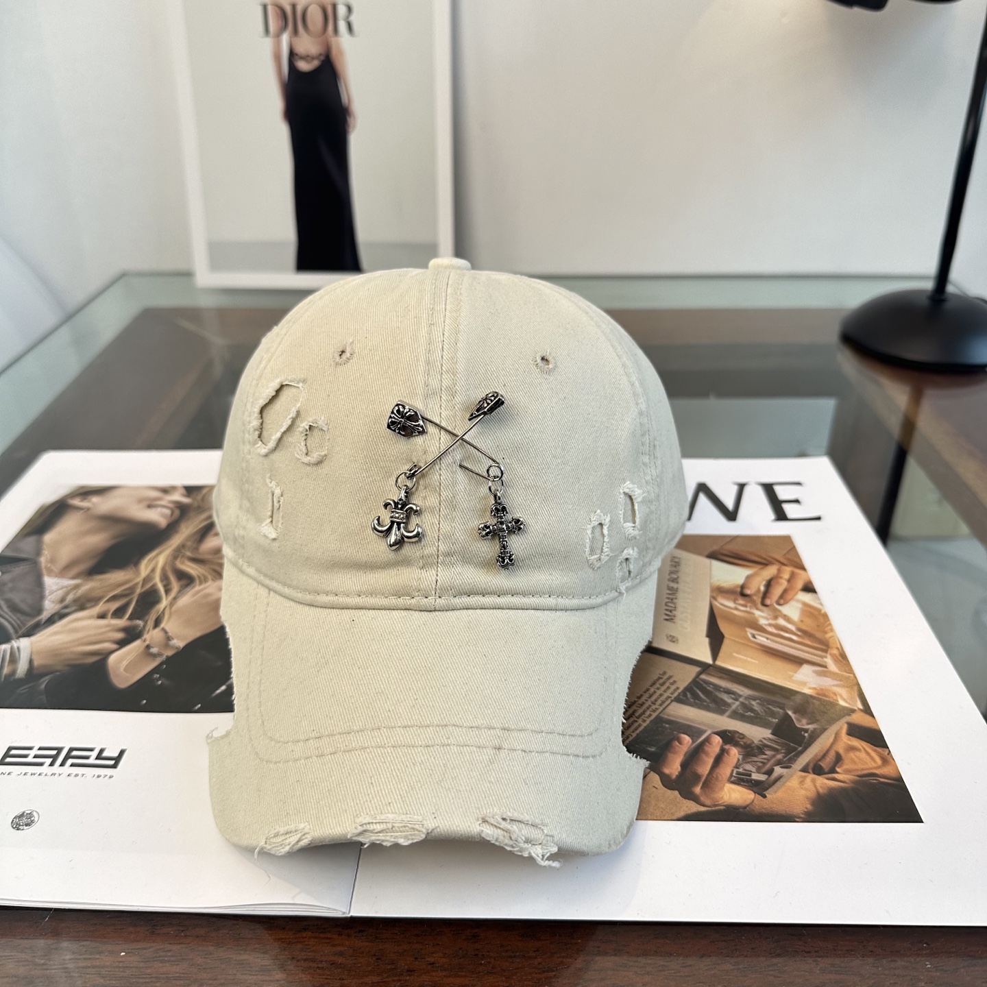 Chrome hearts 克罗心 新款十字架 高品质棒球帽，高端定制版！网红时尚博主同款！墙裂推荐！质