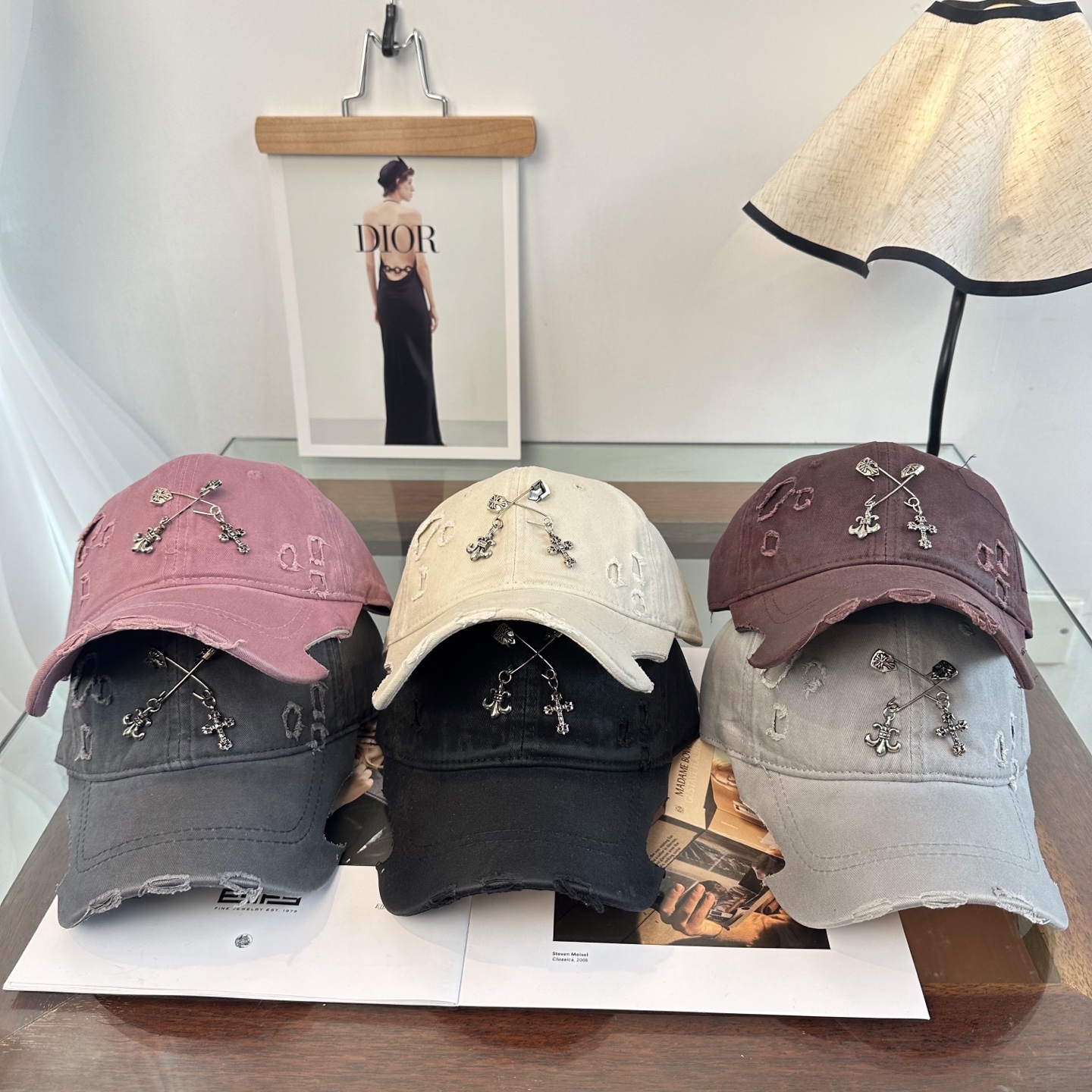 Chrome hearts 克罗心 新款十字架 高品质棒球帽，高端定制版！网红时尚博主同款！墙裂推荐！质