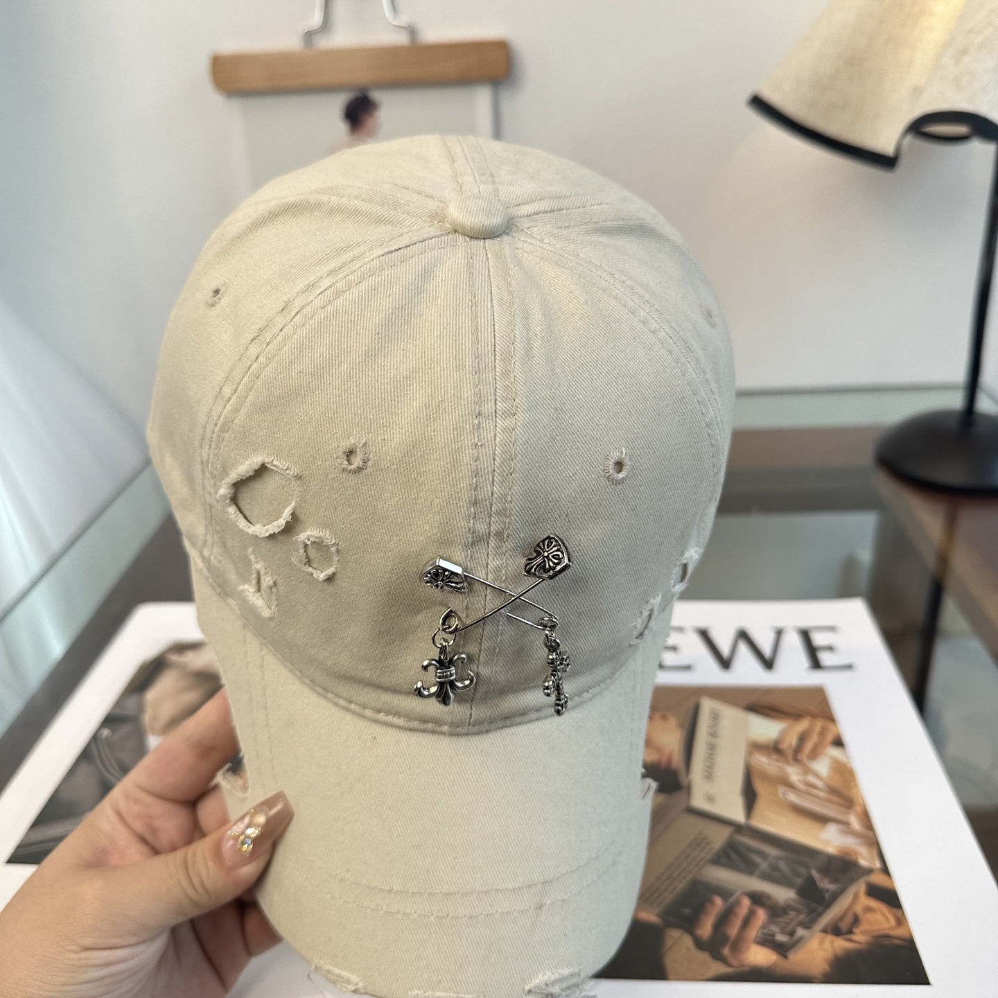 Chrome hearts 克罗心 新款十字架 高品质棒球帽，高端定制版！网红时尚博主同款！墙裂推荐！质