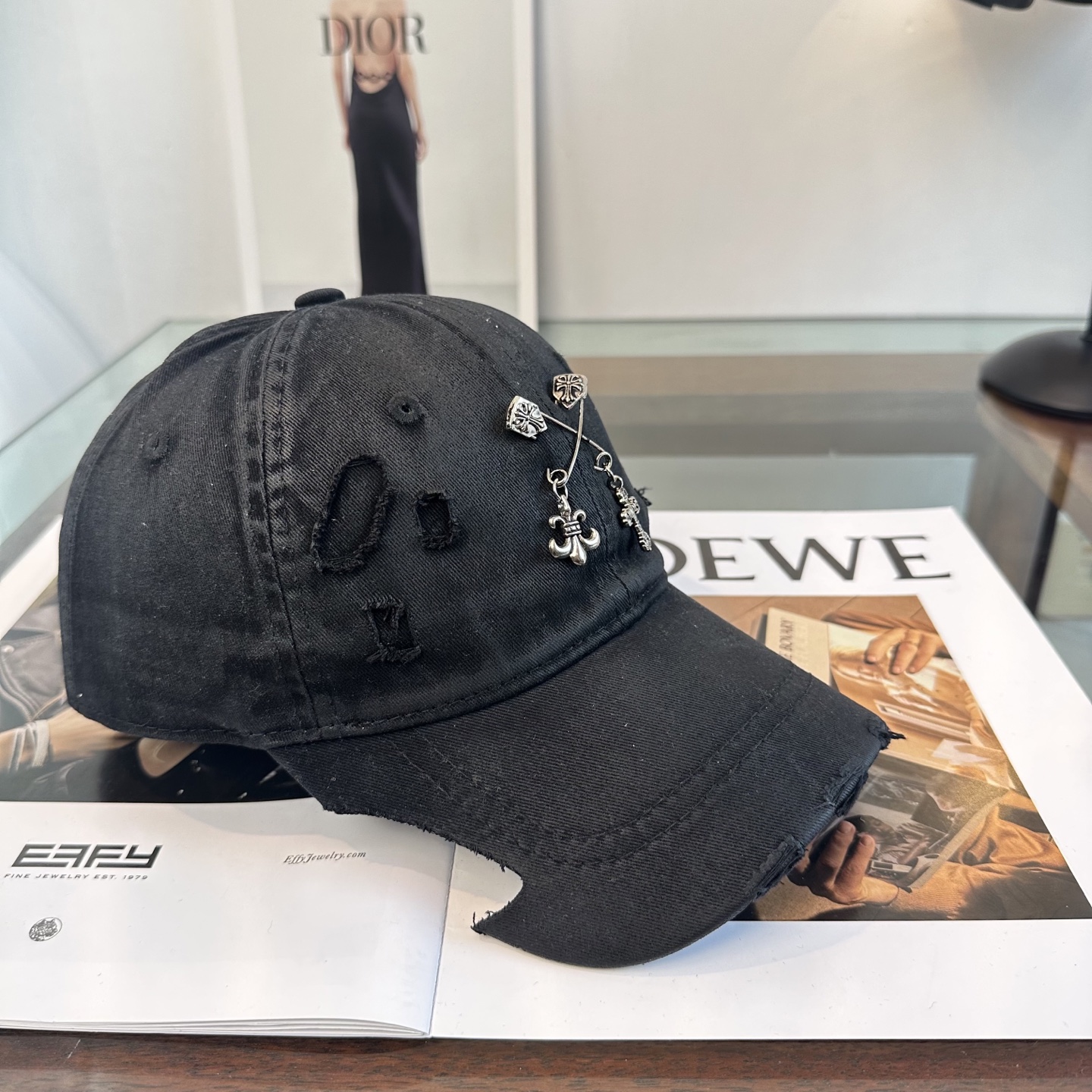 Chrome hearts 克罗心 新款十字架 高品质棒球帽，高端定制版！网红时尚博主同款！墙裂推荐！质