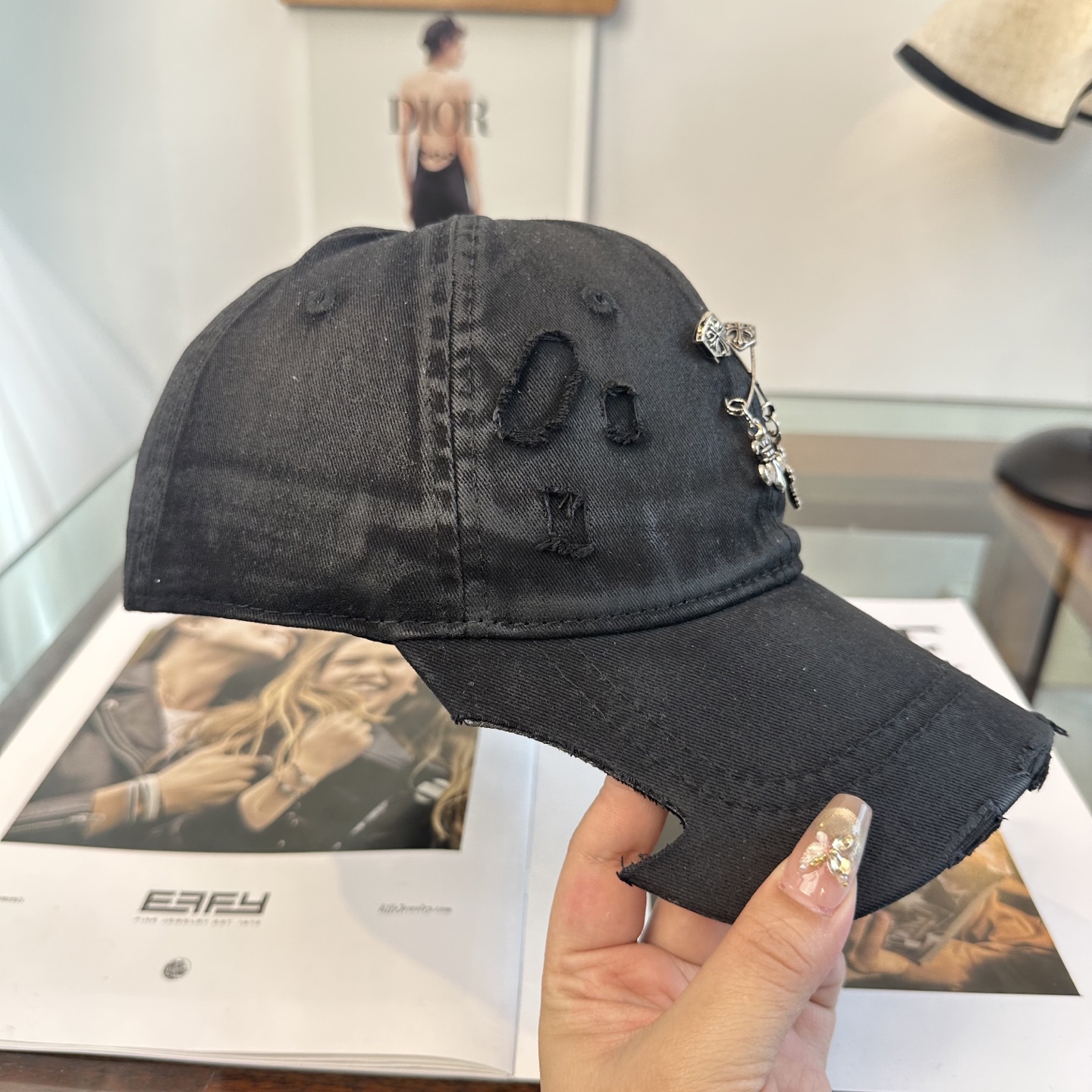 Chrome hearts 克罗心 新款十字架 高品质棒球帽，高端定制版！网红时尚博主同款！墙裂推荐！质