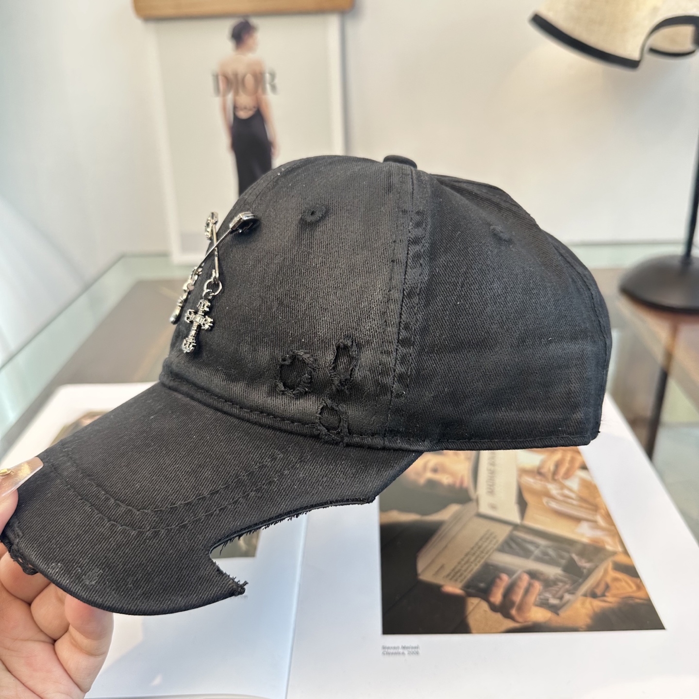 Chrome hearts 克罗心 新款十字架 高品质棒球帽，高端定制版！网红时尚博主同款！墙裂推荐！质
