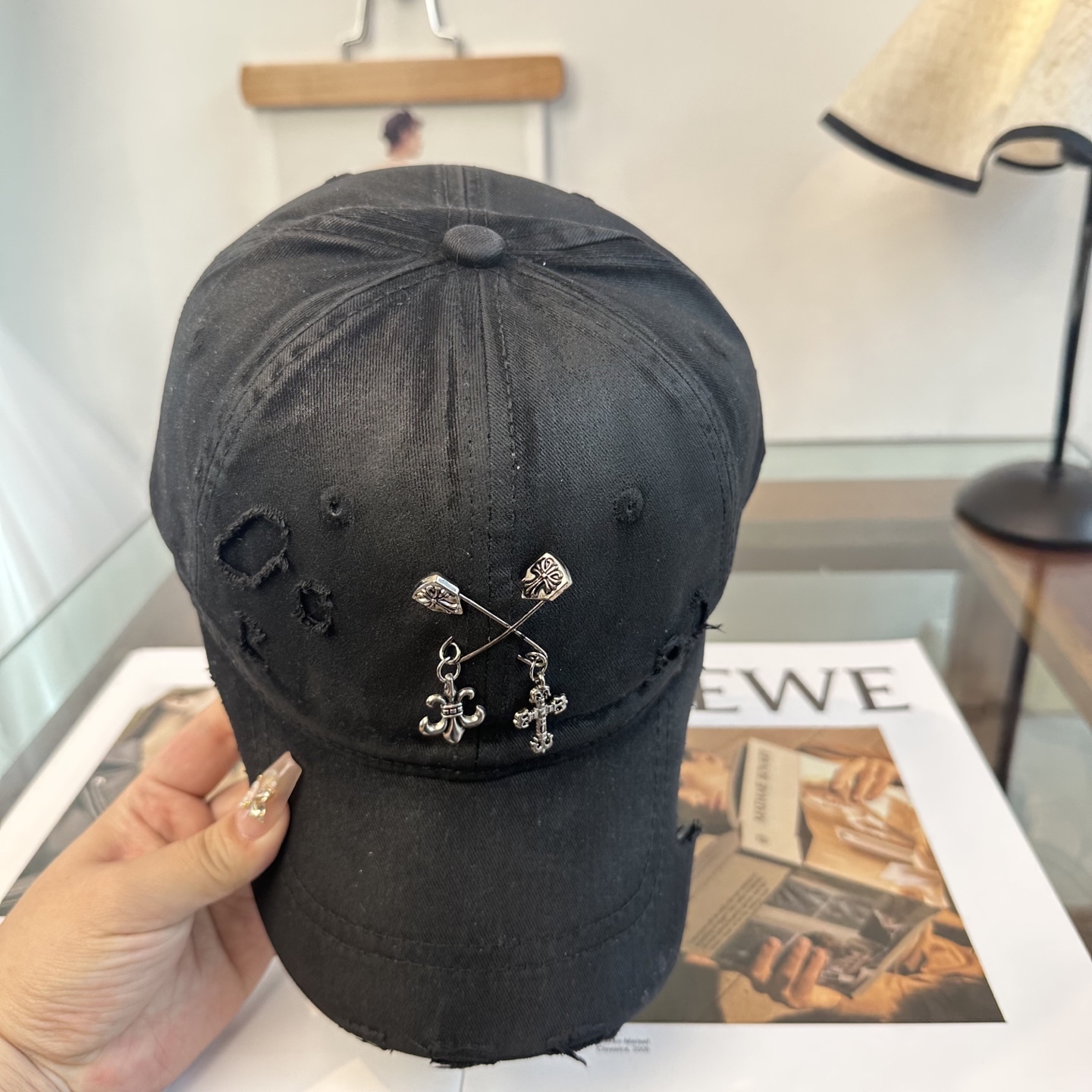Chrome hearts 克罗心 新款十字架 高品质棒球帽，高端定制版！网红时尚博主同款！墙裂推荐！质