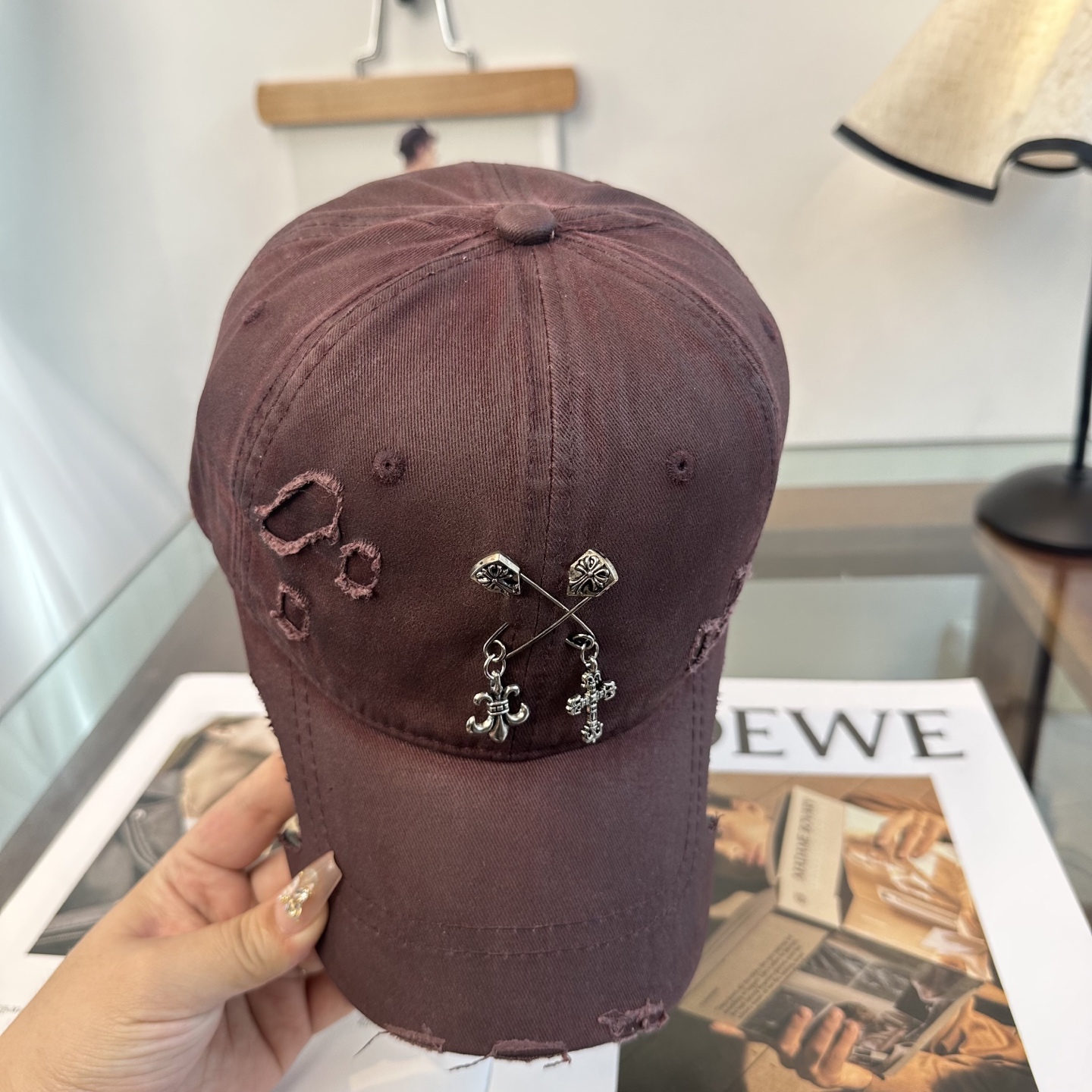 Chrome hearts 克罗心 新款十字架 高品质棒球帽，高端定制版！网红时尚博主同款！墙裂推荐！质