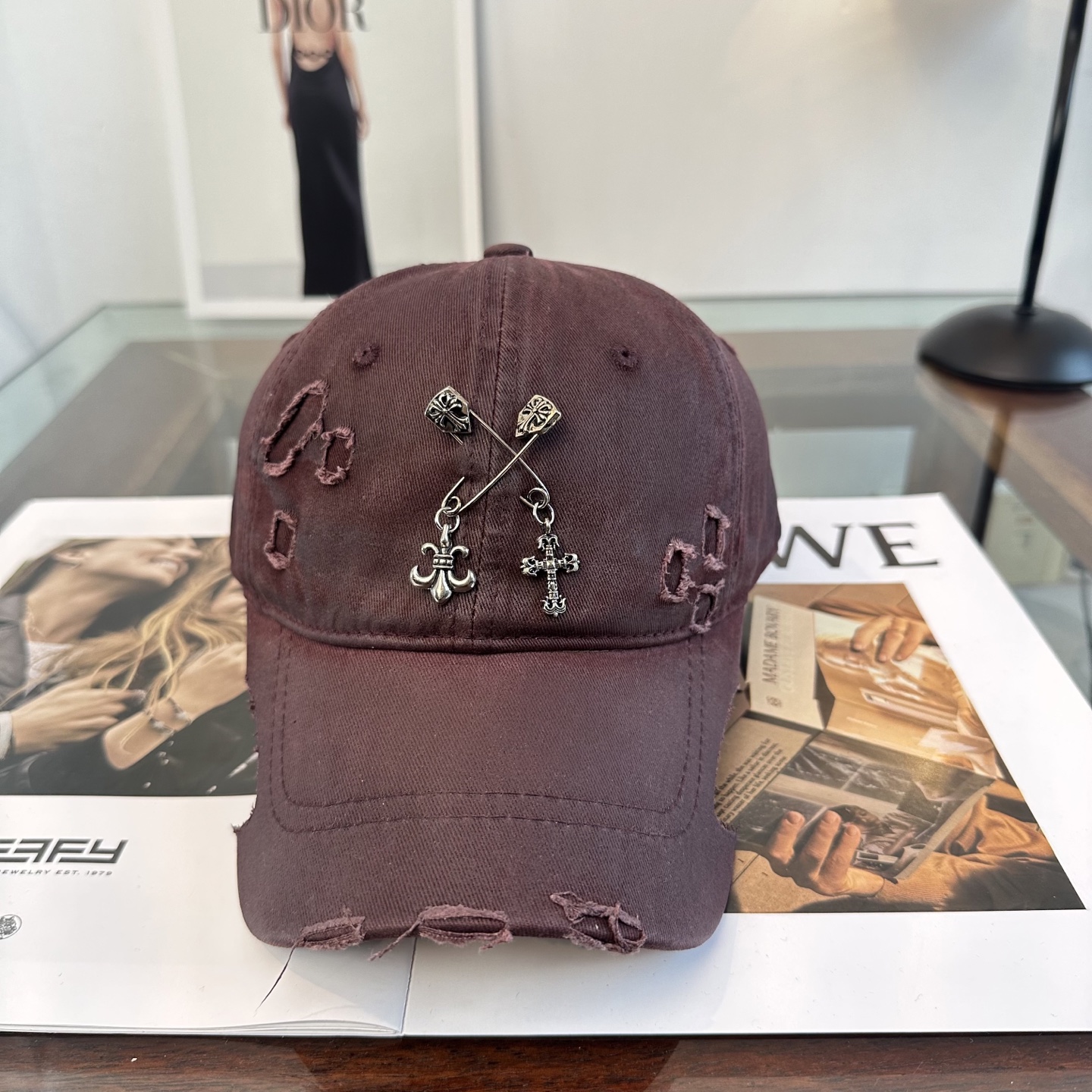 Chrome hearts 克罗心 新款十字架 高品质棒球帽，高端定制版！网红时尚博主同款！墙裂推荐！质