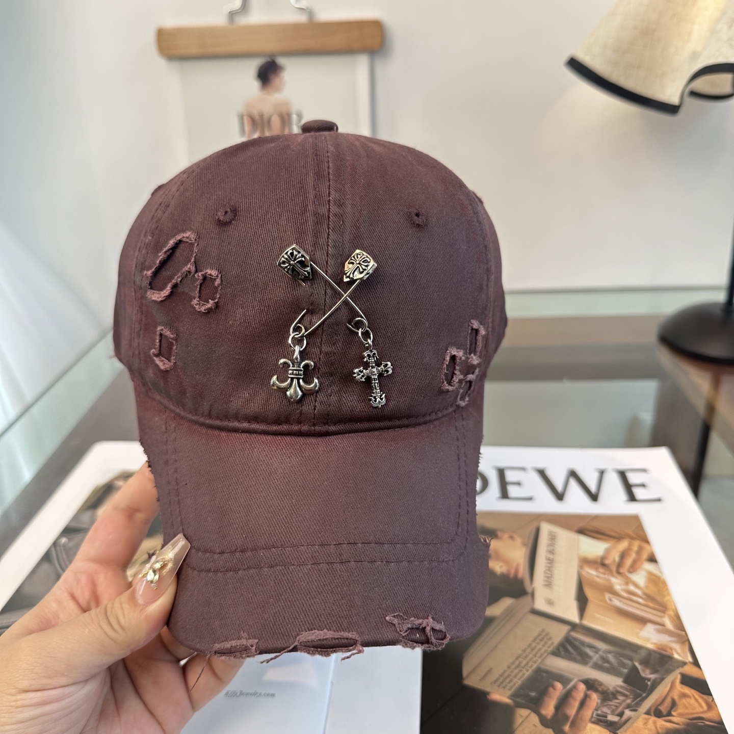 Chrome hearts 克罗心 新款十字架 高品质棒球帽，高端定制版！网红时尚博主同款！墙裂推荐！质
