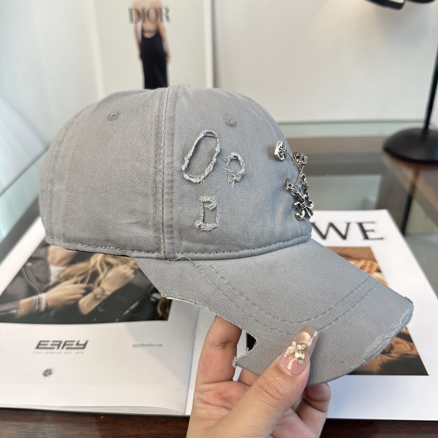Chrome hearts 克罗心 新款十字架 高品质棒球帽，高端定制版！网红时尚博主同款！墙裂推荐！质