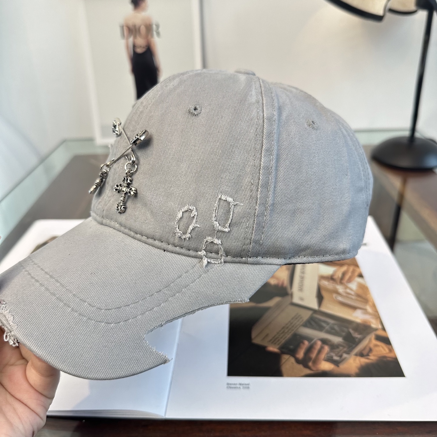 Chrome hearts 克罗心 新款十字架 高品质棒球帽，高端定制版！网红时尚博主同款！墙裂推荐！质