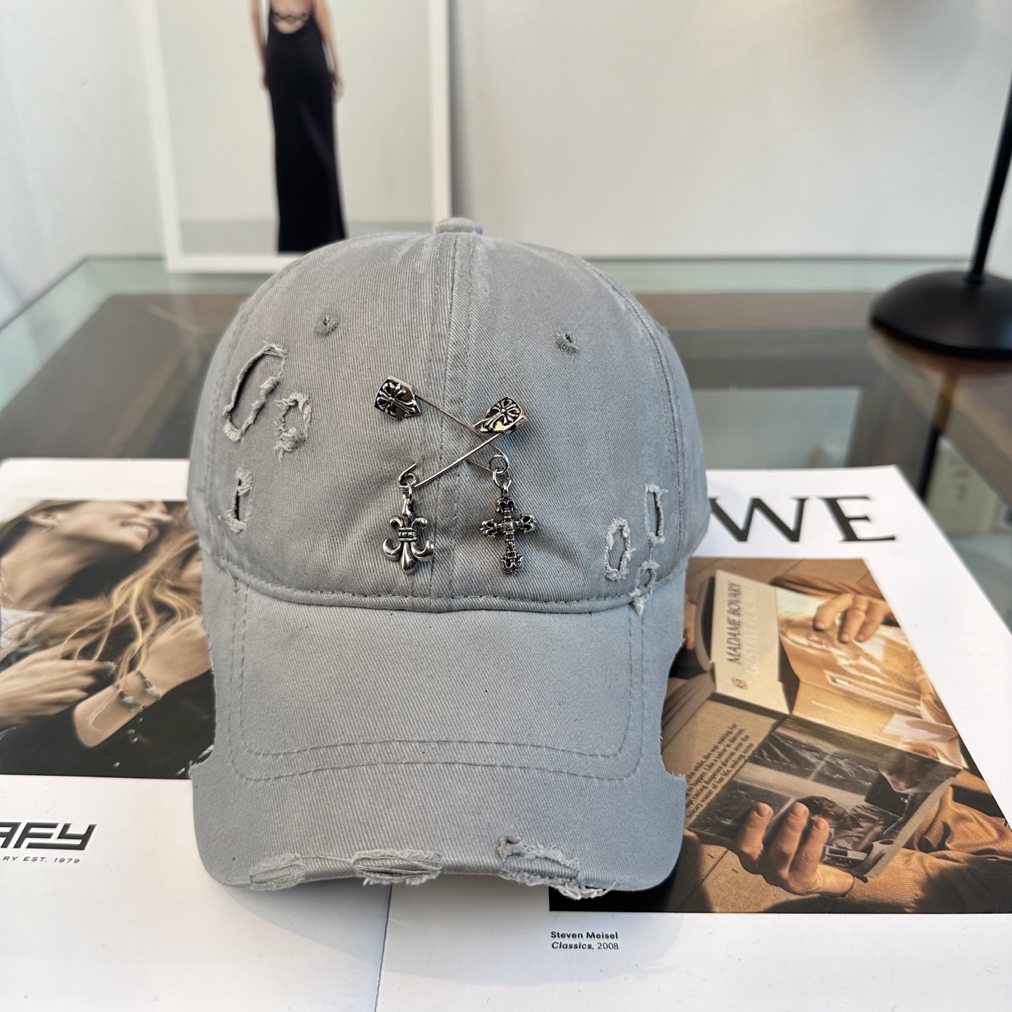 Chrome hearts 克罗心 新款十字架 高品质棒球帽，高端定制版！网红时尚博主同款！墙裂推荐！质