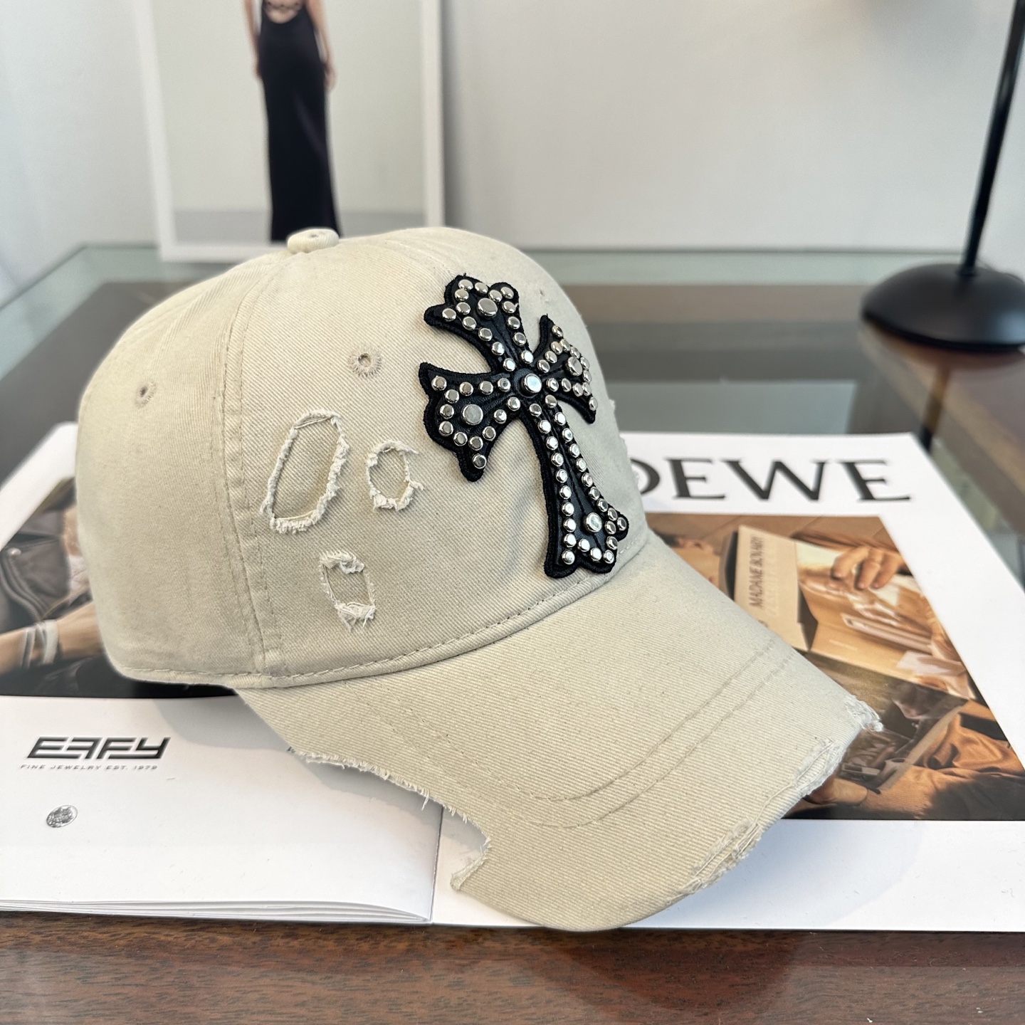 Chrome hearts 克罗心 新款十字架 高品质棒球帽，高端定制版！网红时尚博主同款！墙裂推荐！质