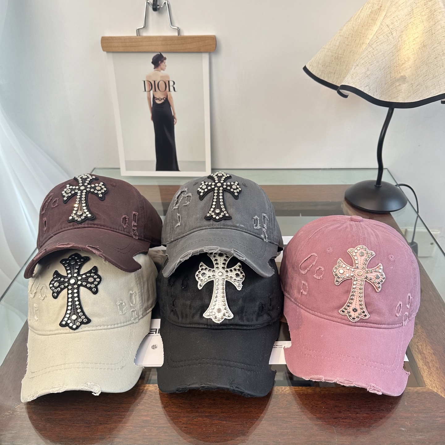 Chrome hearts 克罗心 新款十字架 高品质棒球帽，高端定制版！网红时尚博主同款！墙裂推荐！质