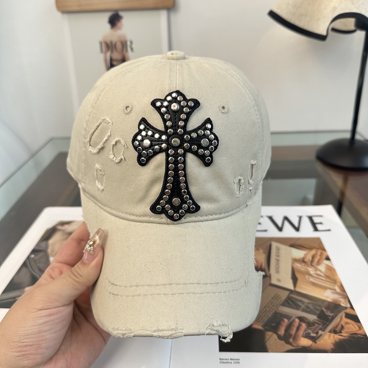 Chrome hearts 克罗心 新款十字架 高品质棒球帽，高端定制版！网红时尚博主同款！墙裂推荐！质