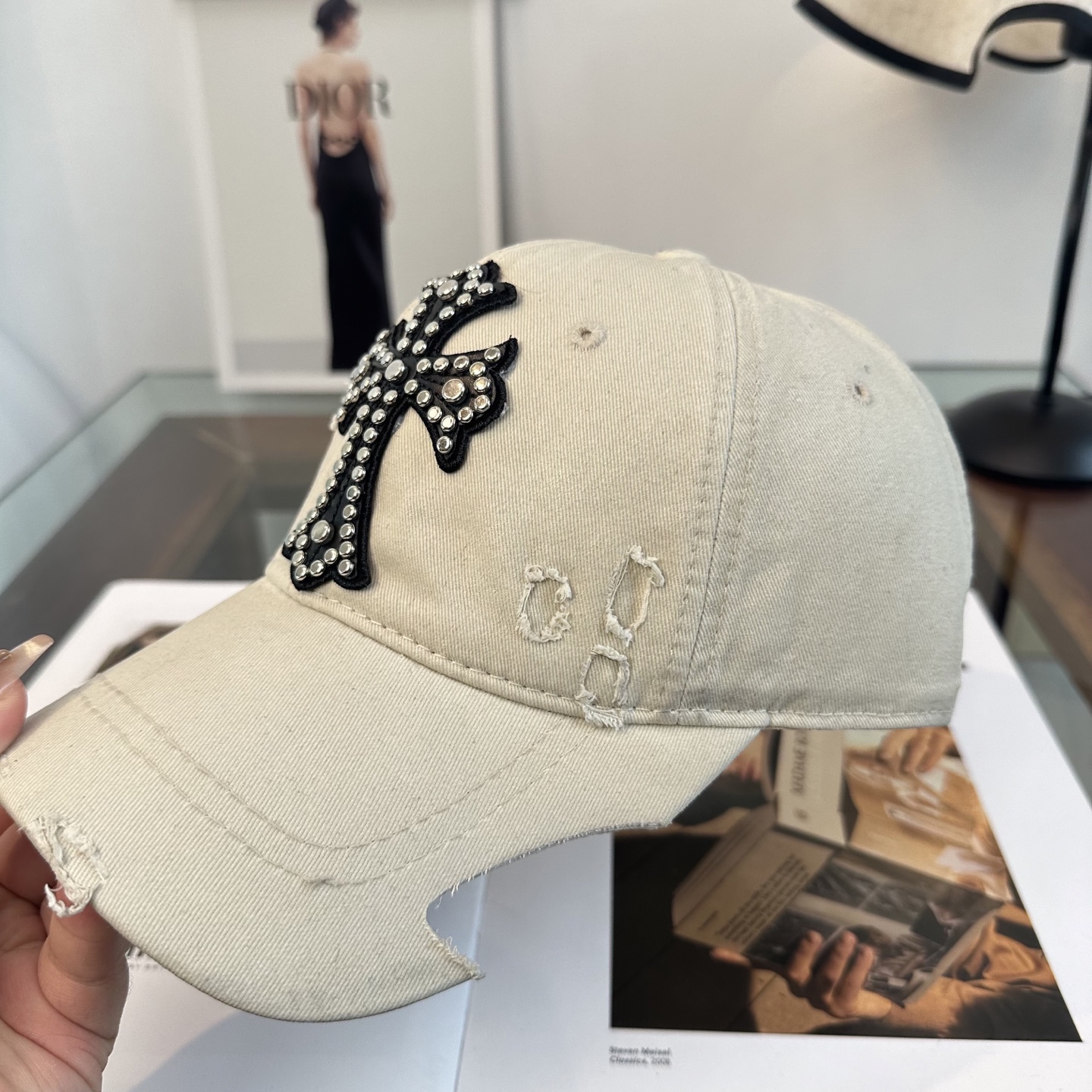 Chrome hearts 克罗心 新款十字架 高品质棒球帽，高端定制版！网红时尚博主同款！墙裂推荐！质