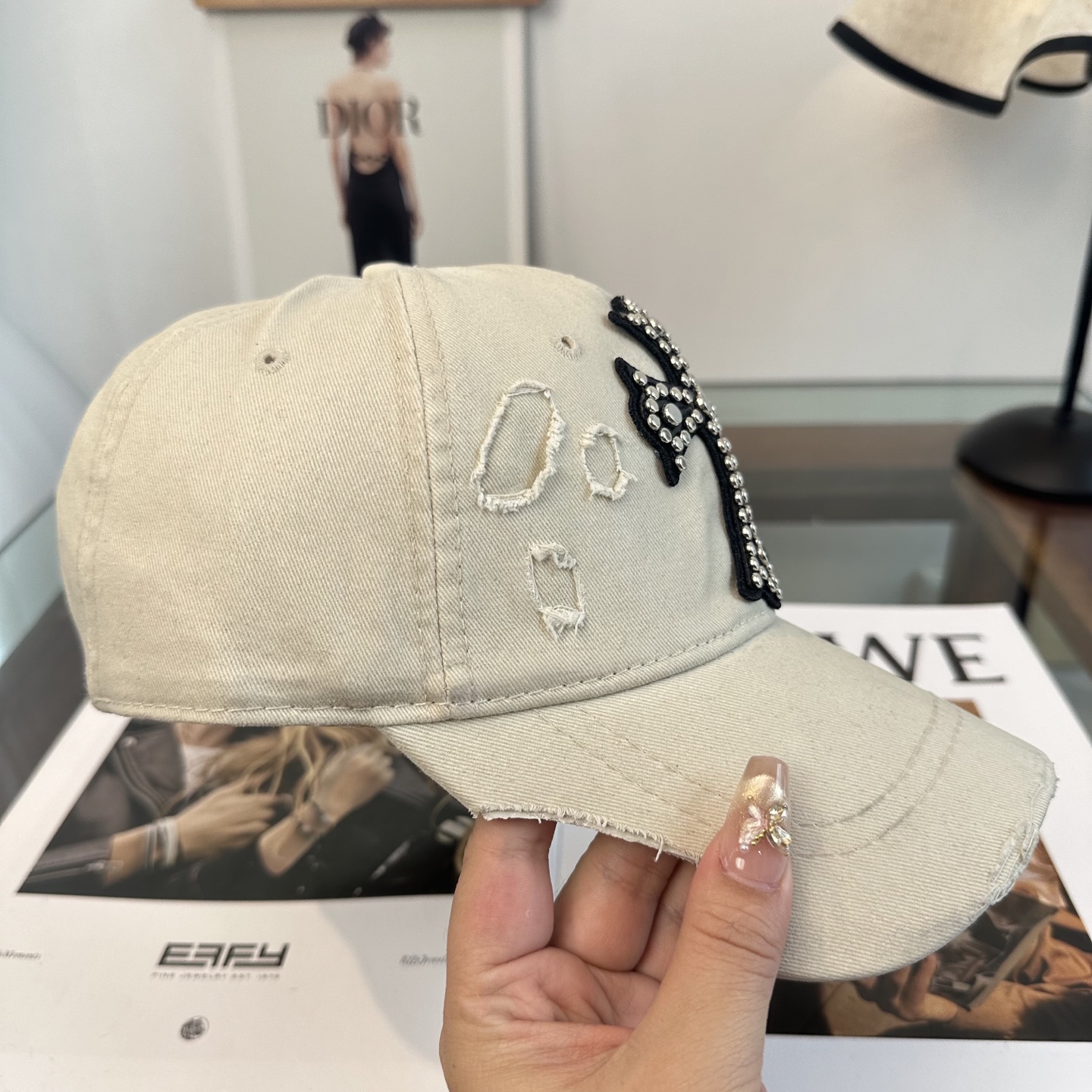 Chrome hearts 克罗心 新款十字架 高品质棒球帽，高端定制版！网红时尚博主同款！墙裂推荐！质