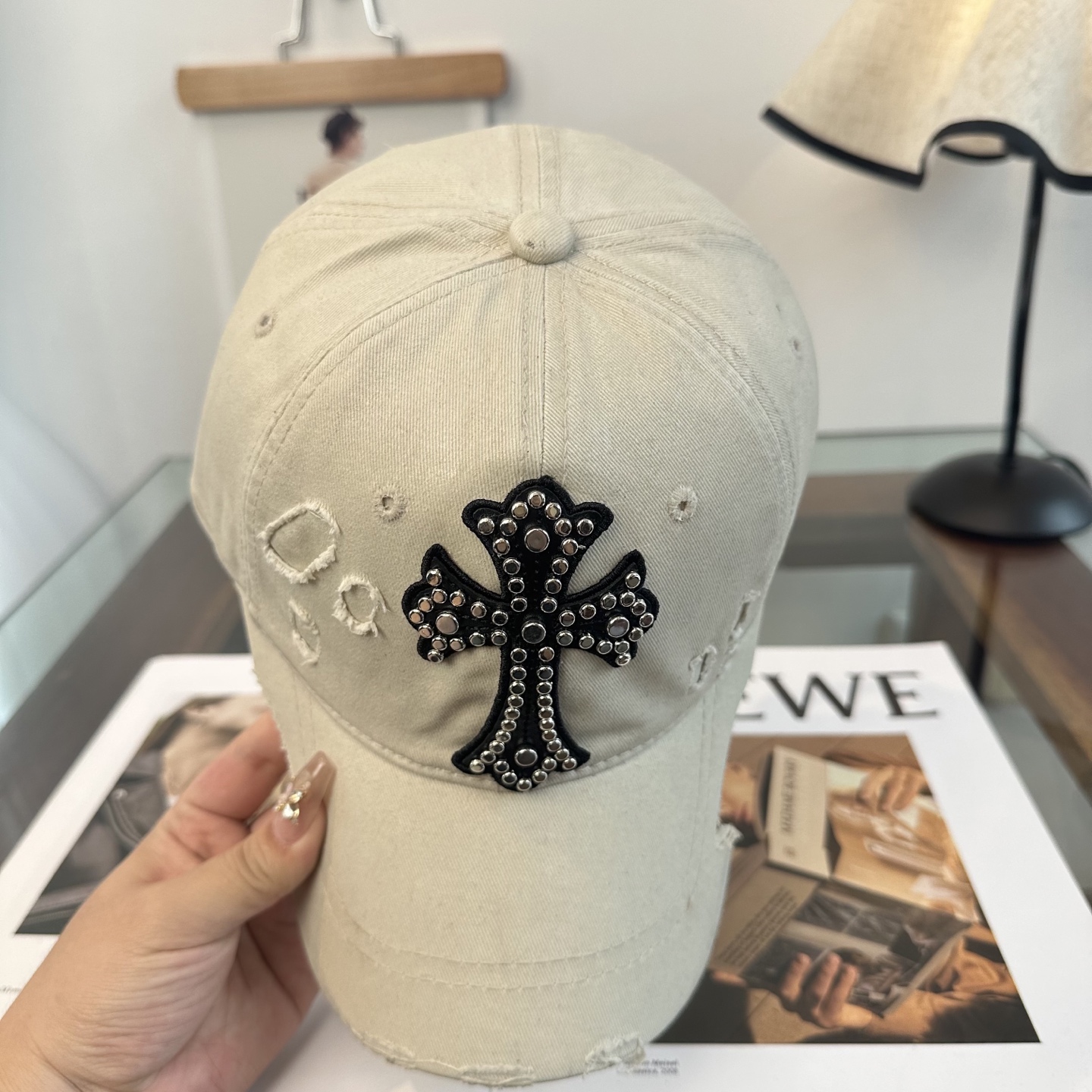 Chrome hearts 克罗心 新款十字架 高品质棒球帽，高端定制版！网红时尚博主同款！墙裂推荐！质