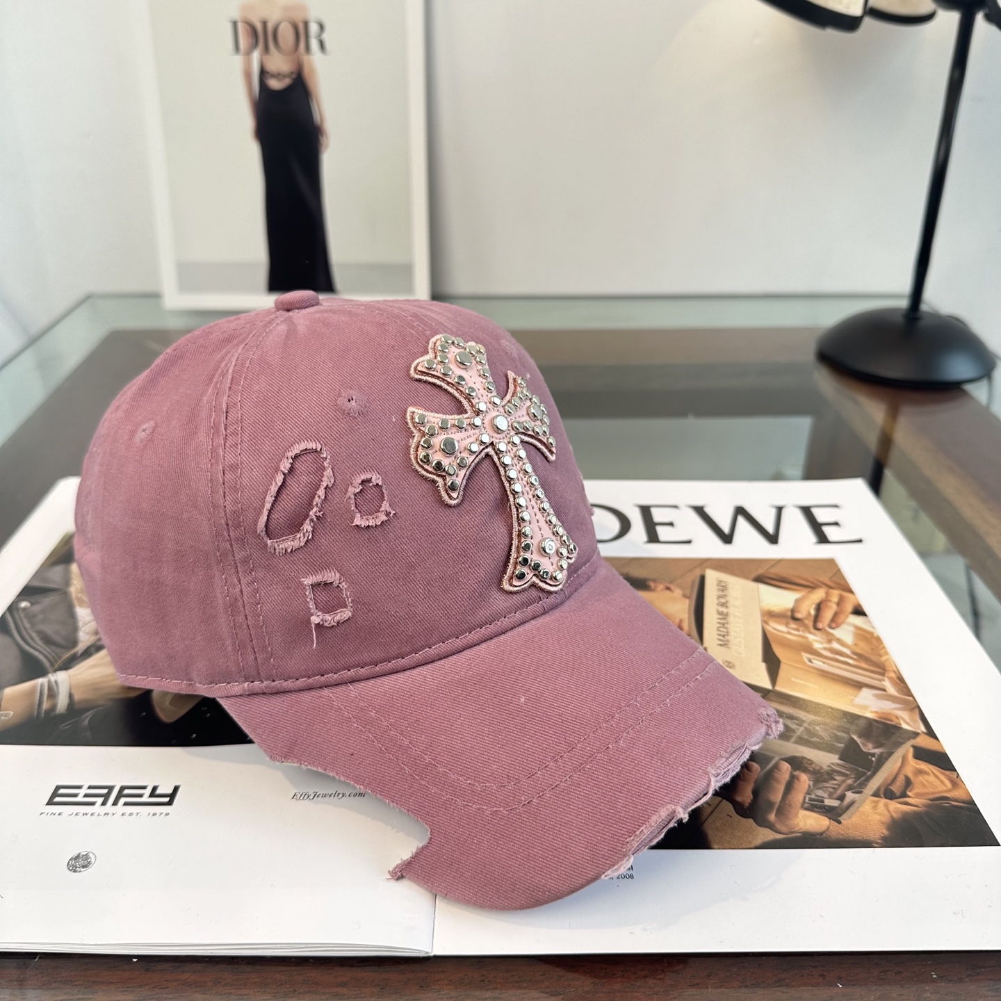 Chrome hearts 克罗心 新款十字架 高品质棒球帽，高端定制版！网红时尚博主同款！墙裂推荐！质