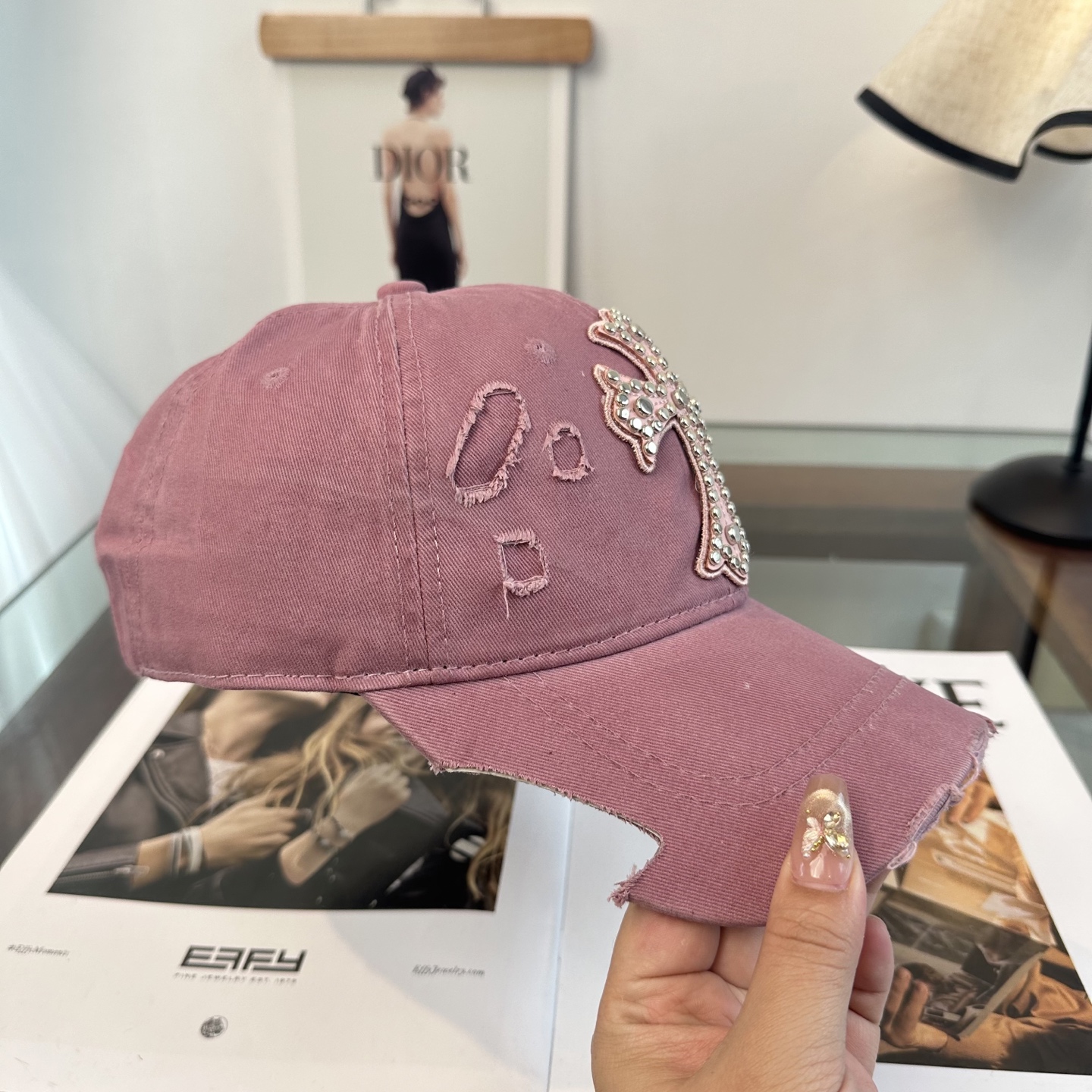 Chrome hearts 克罗心 新款十字架 高品质棒球帽，高端定制版！网红时尚博主同款！墙裂推荐！质