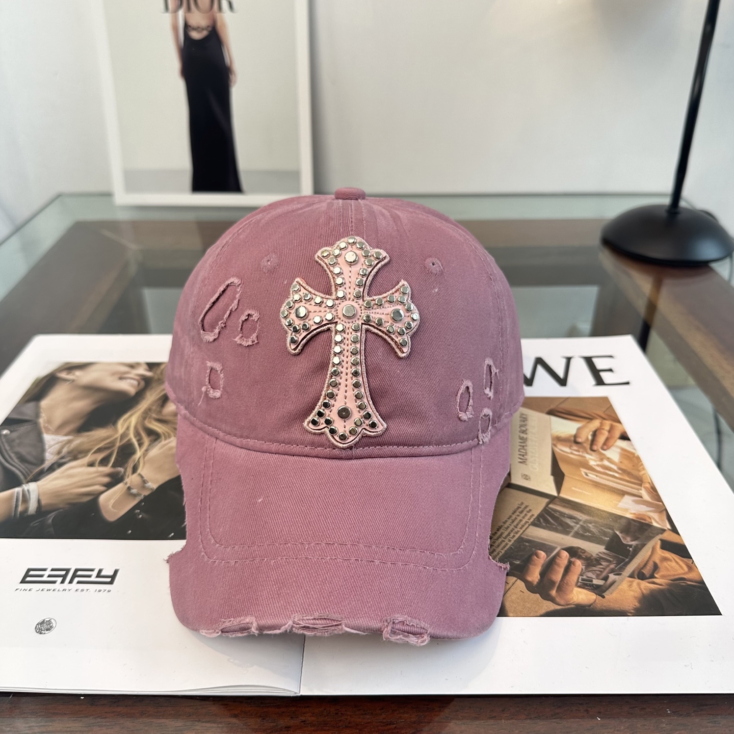 Chrome hearts 克罗心 新款十字架 高品质棒球帽，高端定制版！网红时尚博主同款！墙裂推荐！质