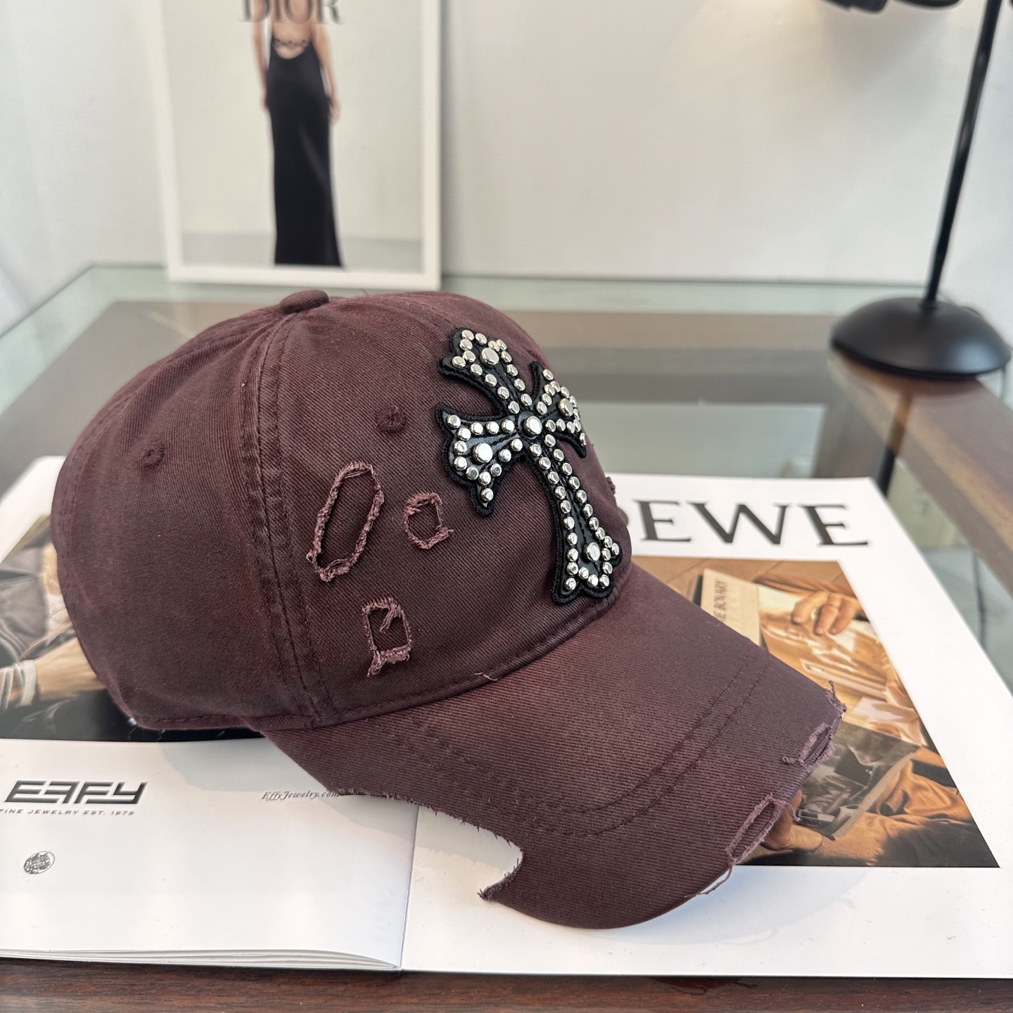 Chrome hearts 克罗心 新款十字架 高品质棒球帽，高端定制版！网红时尚博主同款！墙裂推荐！质